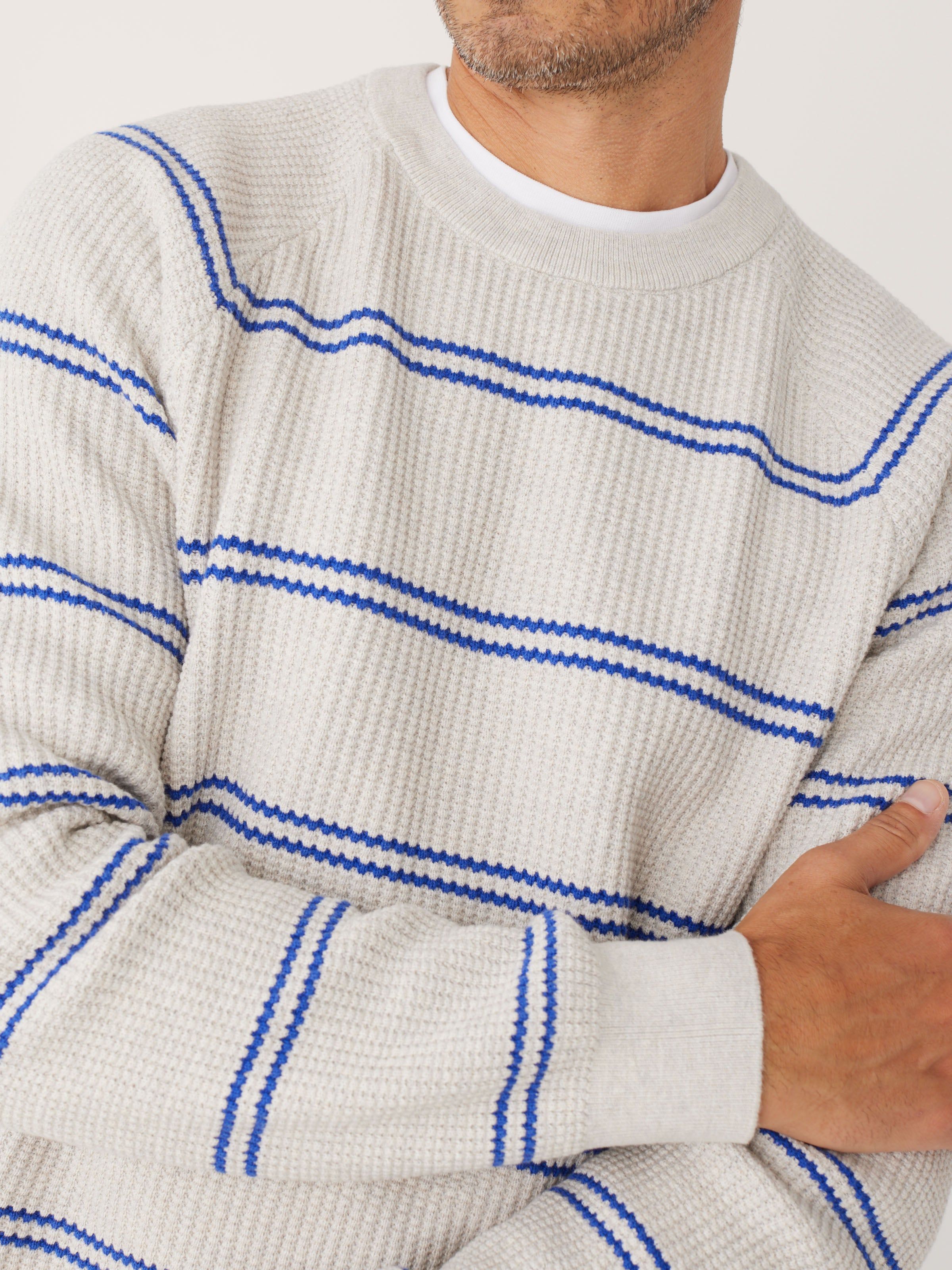 The Seacell™ Waffle Sweater in Carpenter Blue sold by Frank & Oak product image thumbnail 2