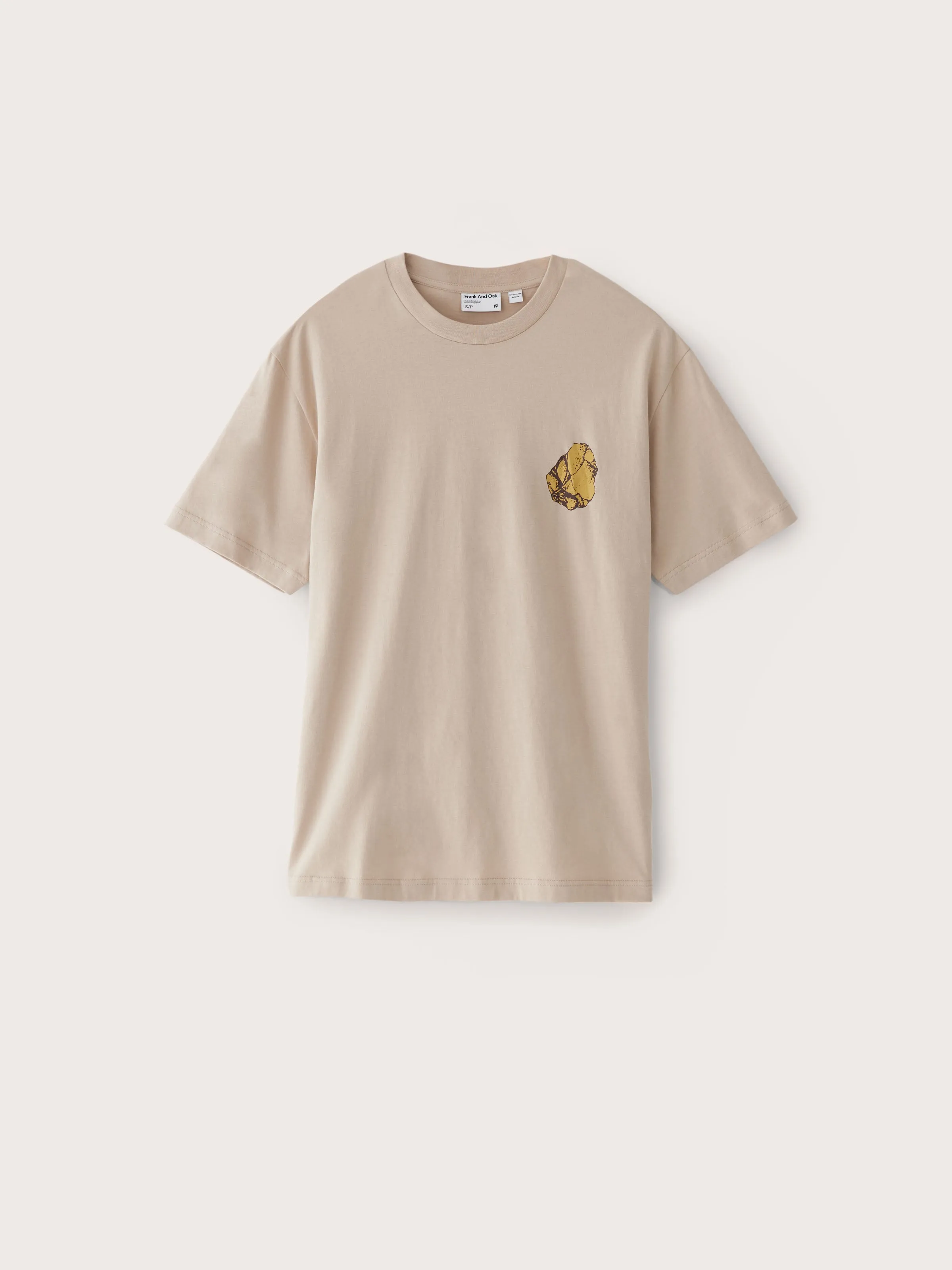 The Relaxed Fit Graphic T-shirt in Hummus Brown sold by Frank & Oak product image thumbnail 5