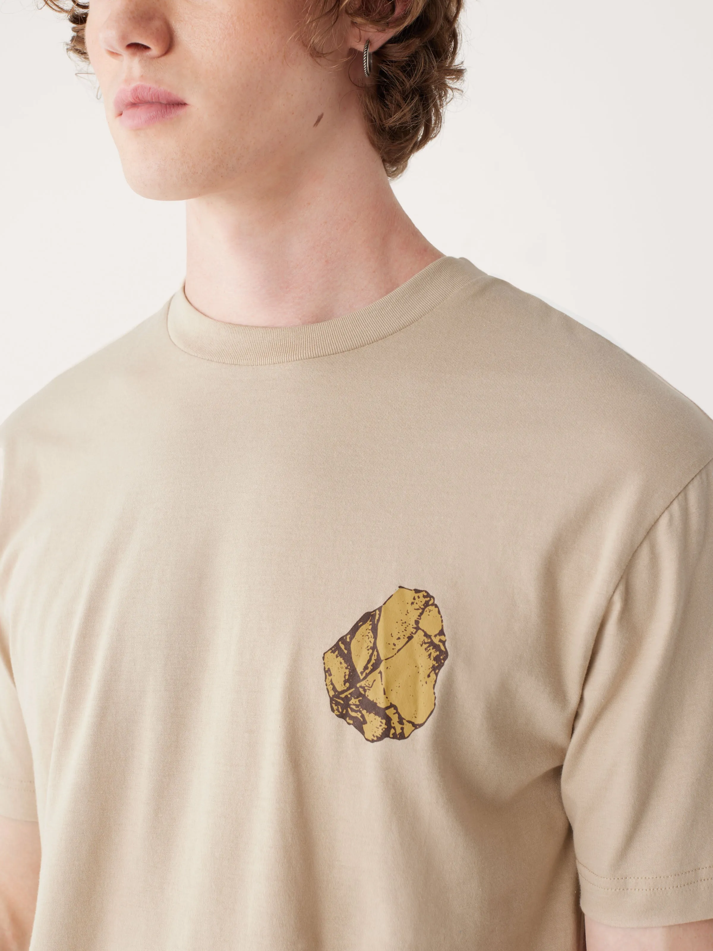 The Relaxed Fit Graphic T-shirt in Hummus Brown sold by Frank & Oak product image thumbnail 4