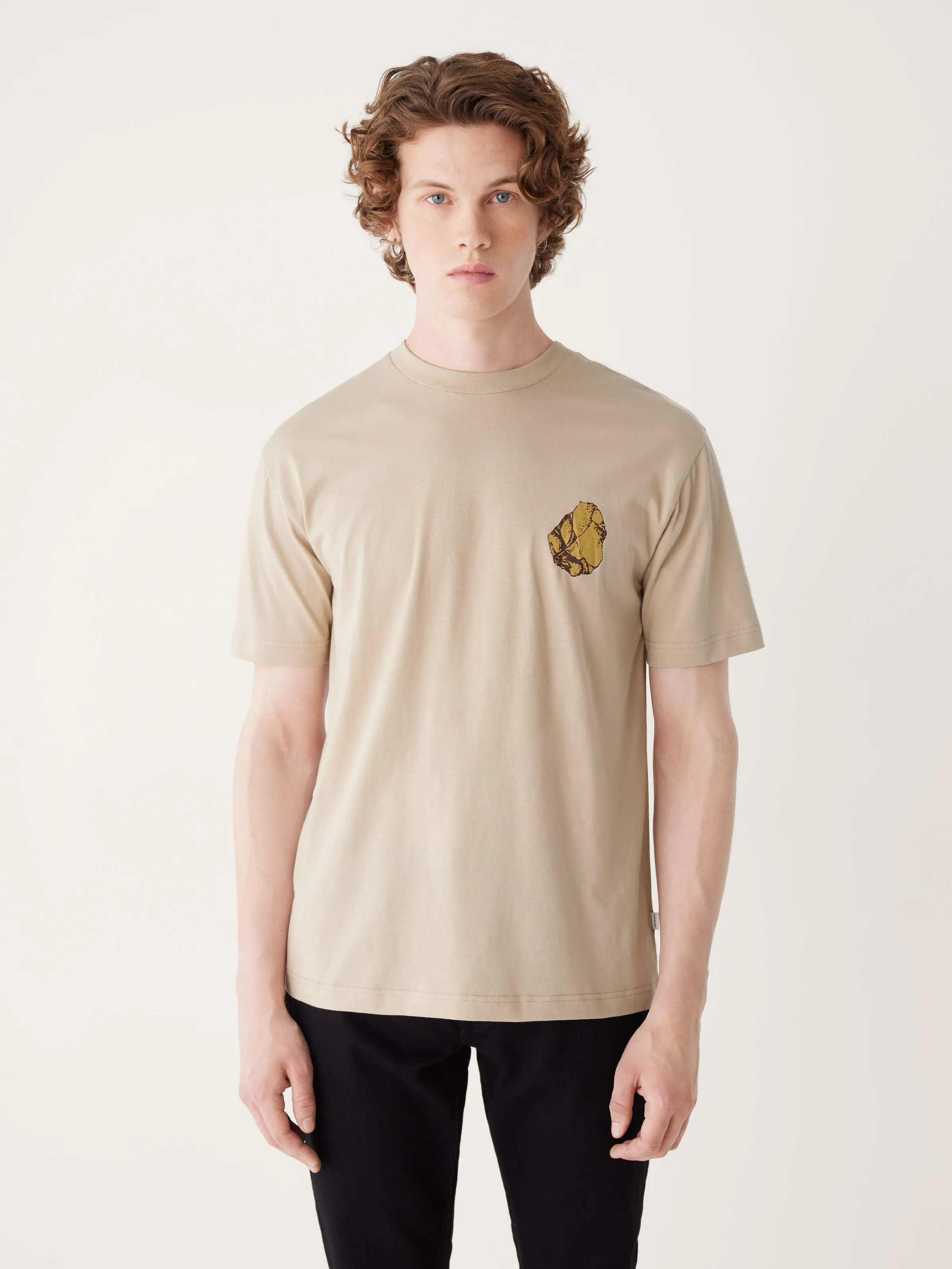 The Relaxed Fit Graphic T-shirt in Hummus Brown sold by Frank & Oak