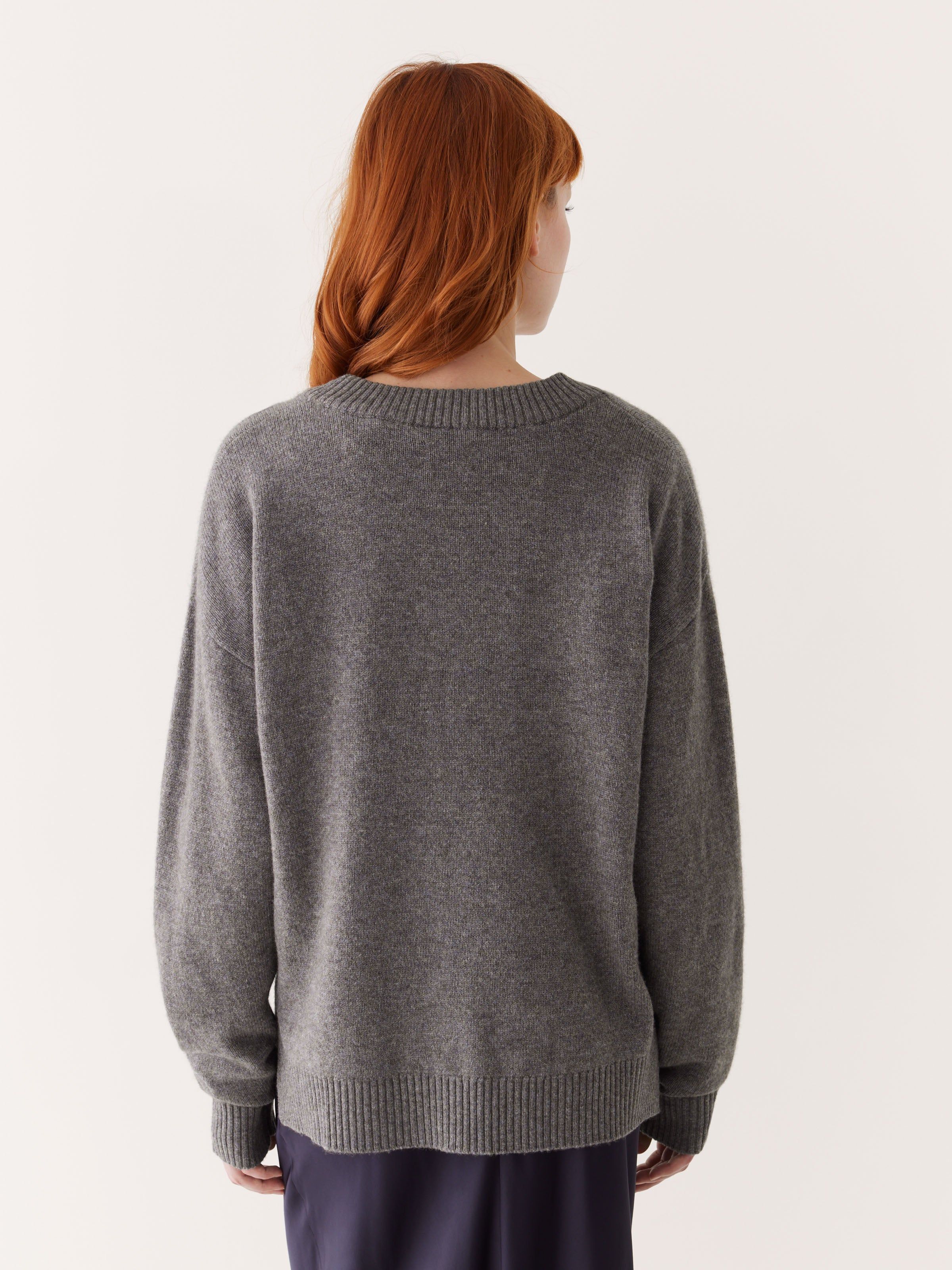 The Yak Wool Tunic Sweater in Grey sold by Frank & Oak product image thumbnail 4