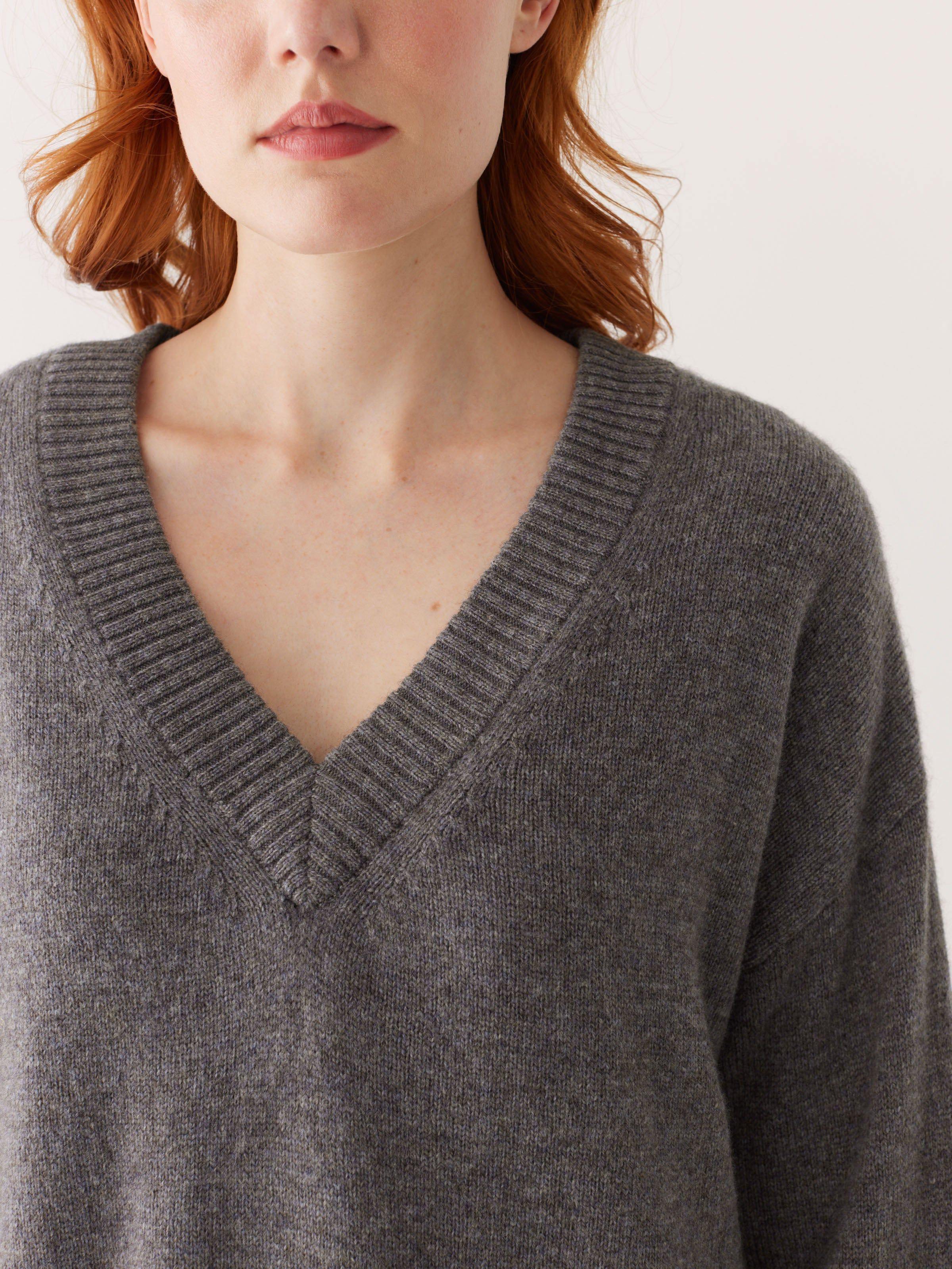 The Yak Wool Tunic Sweater in Grey sold by Frank & Oak product image thumbnail 5