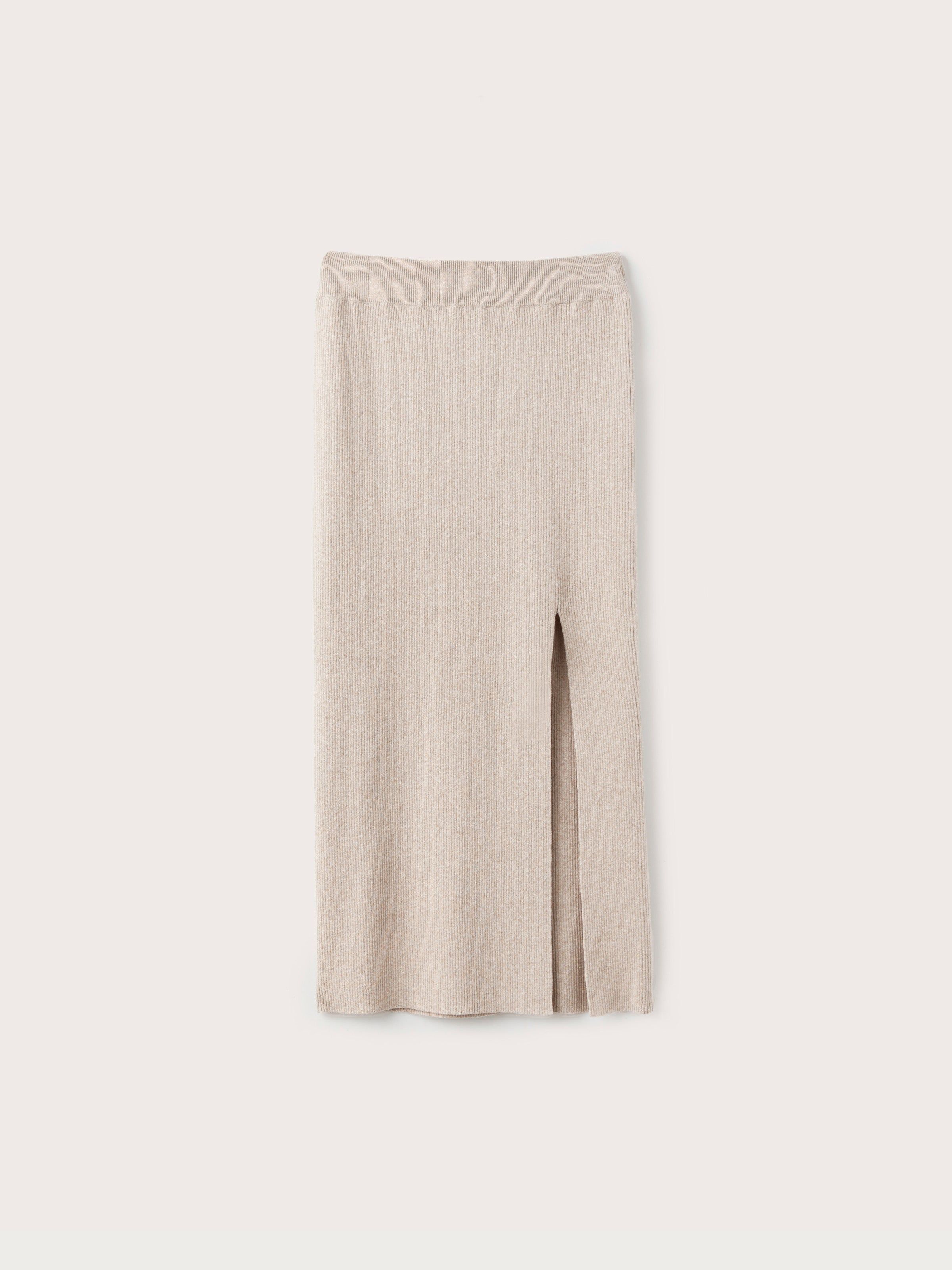 The Knit Midi Skirt in Almond sold by Frank & Oak product image thumbnail 8