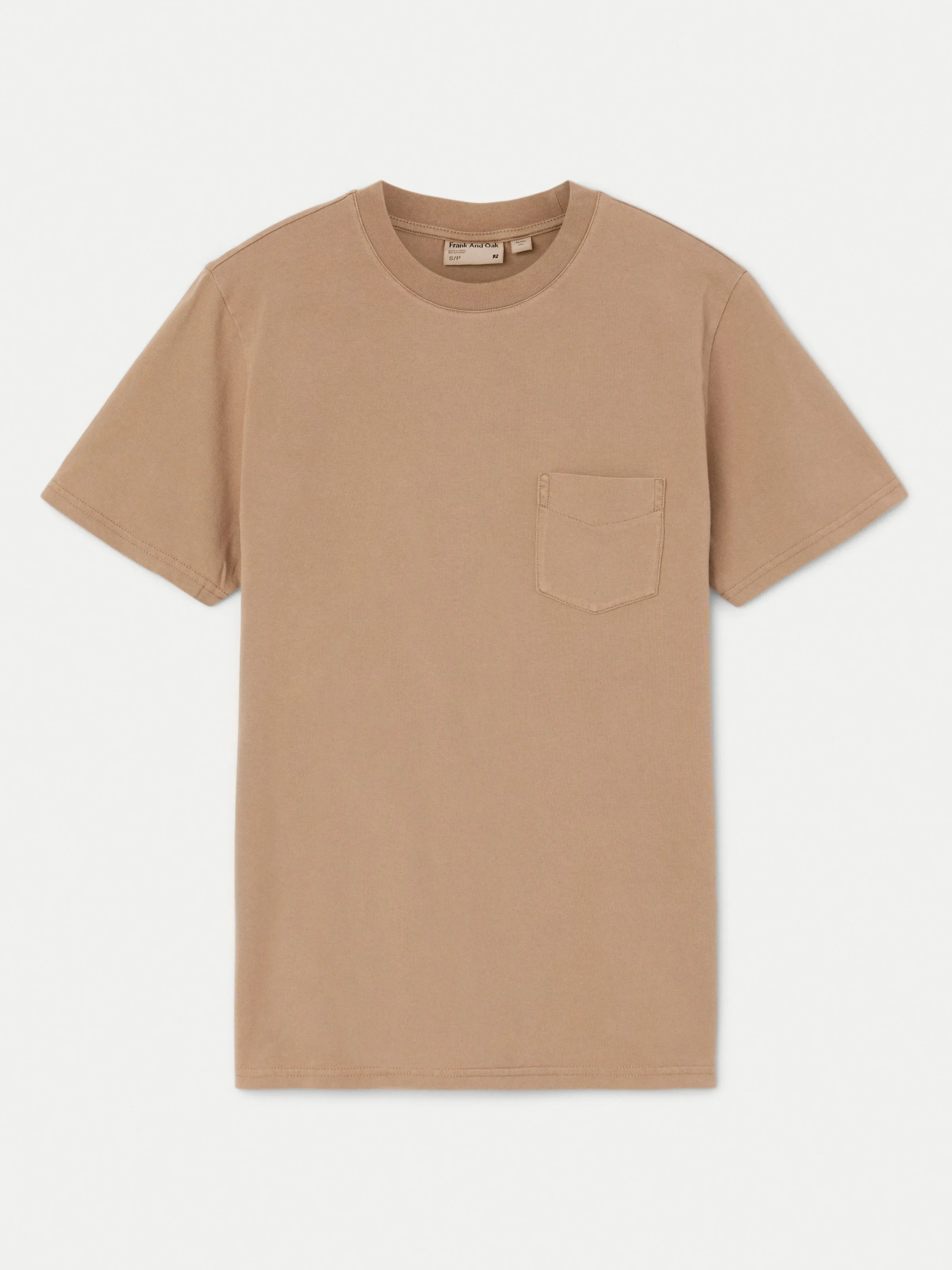 The Eco Dye Slim T-Shirt in Sepia sold by Frank & Oak product image thumbnail 5