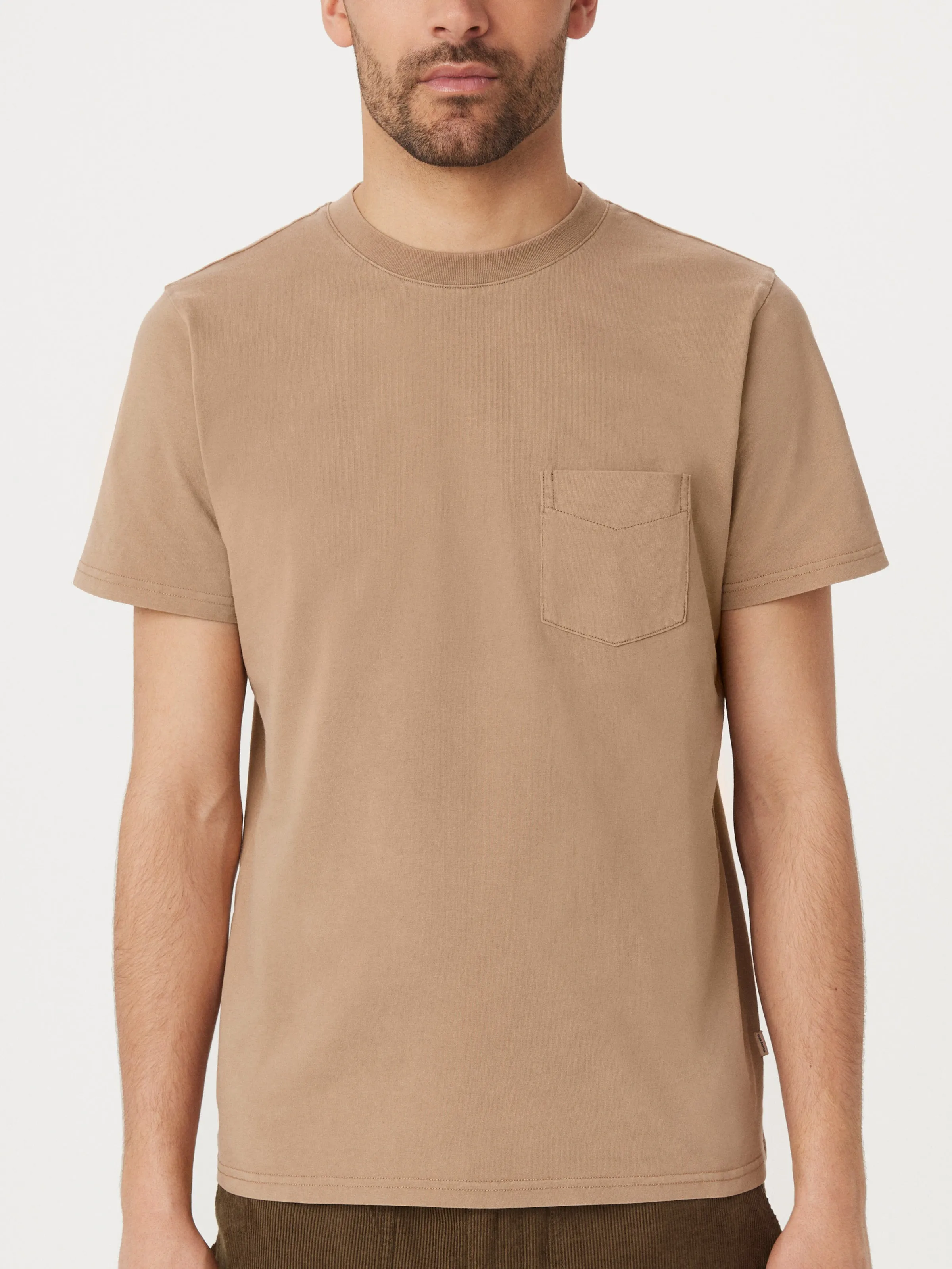 The Eco Dye Slim T-Shirt in Sepia sold by Frank & Oak product image thumbnail 3