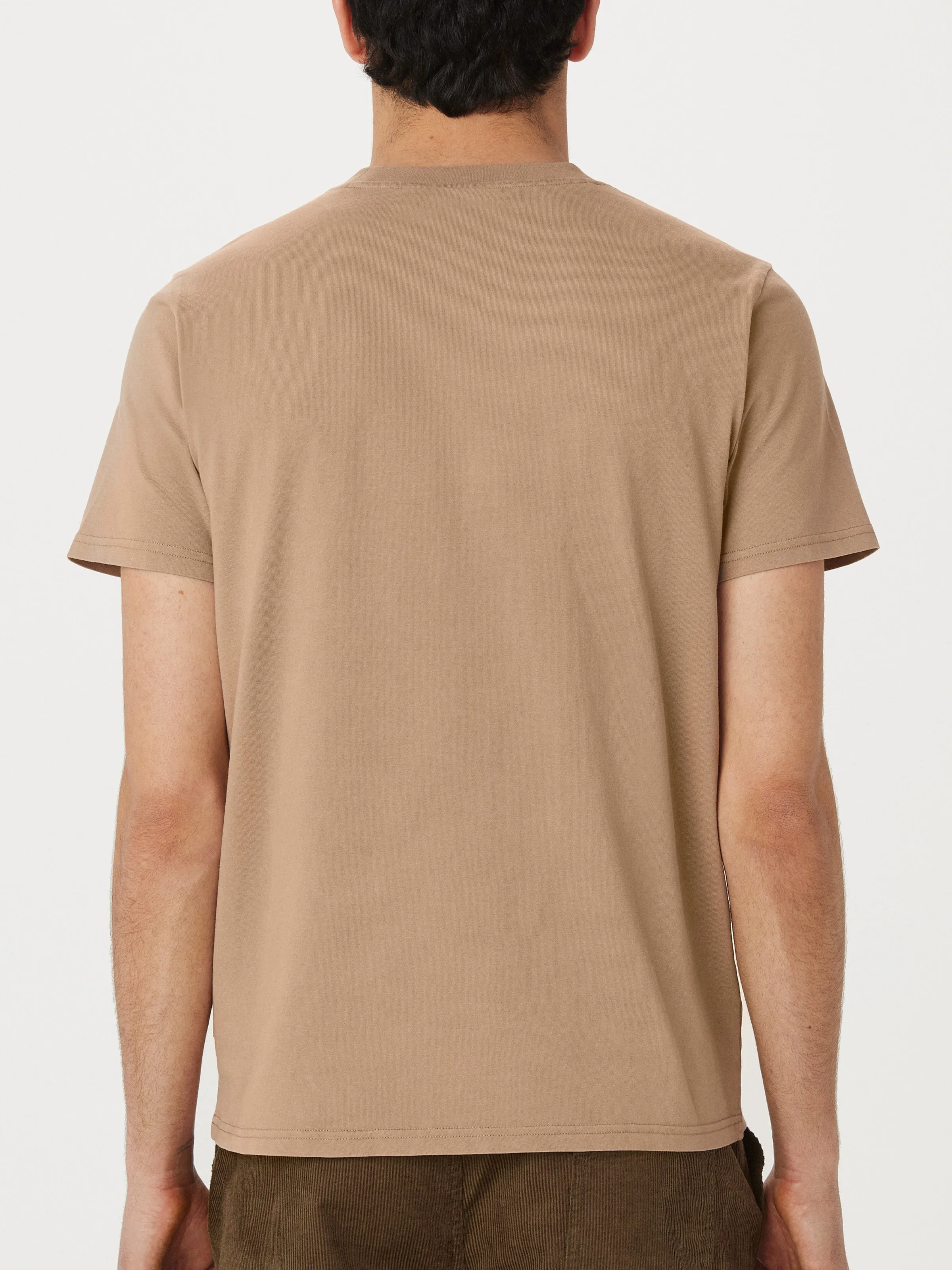 The Eco Dye Slim T-Shirt in Sepia sold by Frank & Oak product image thumbnail 4