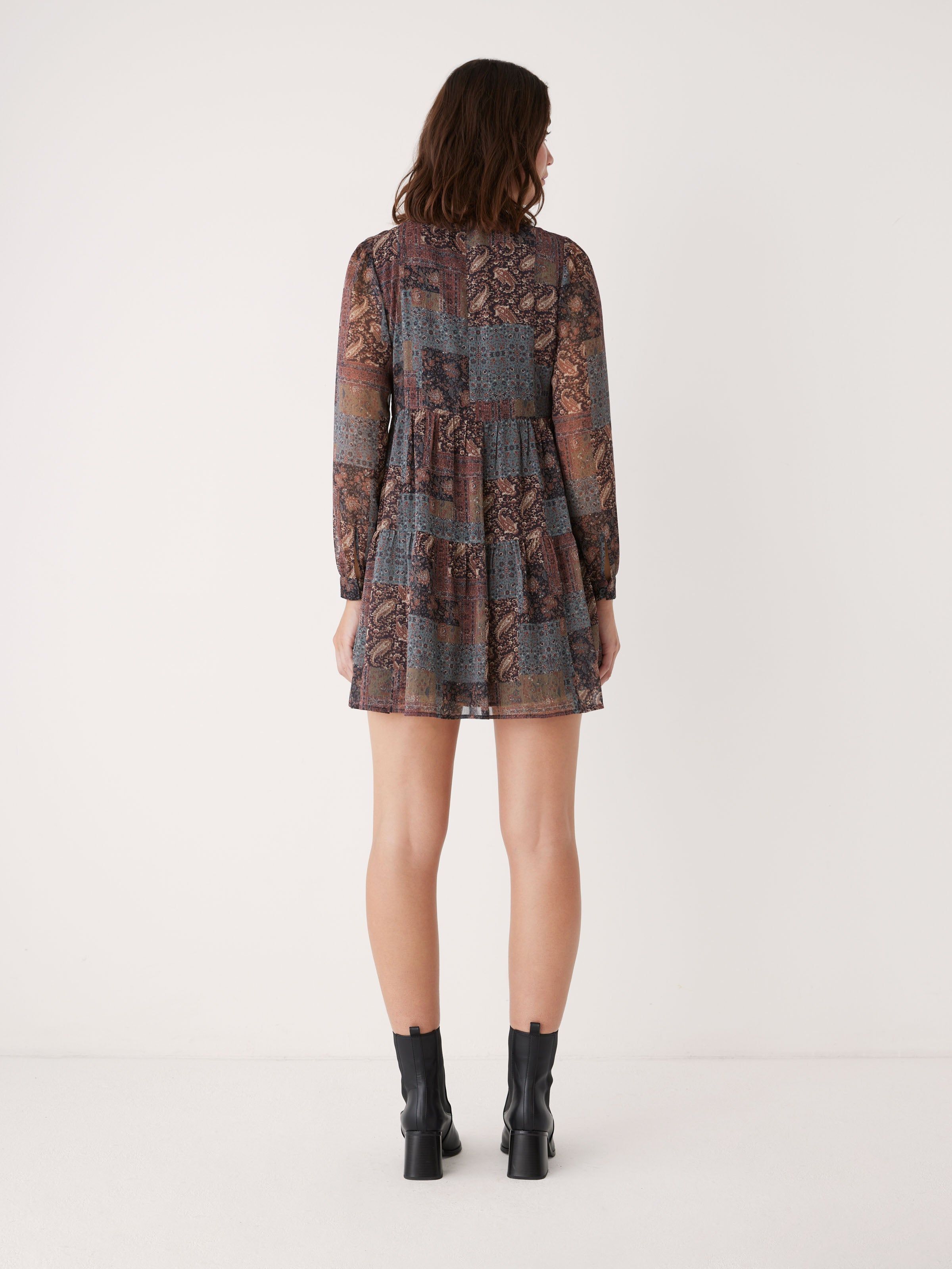 The Chiffon Short Dress in Elderberry sold by Frank & Oak product image thumbnail 3