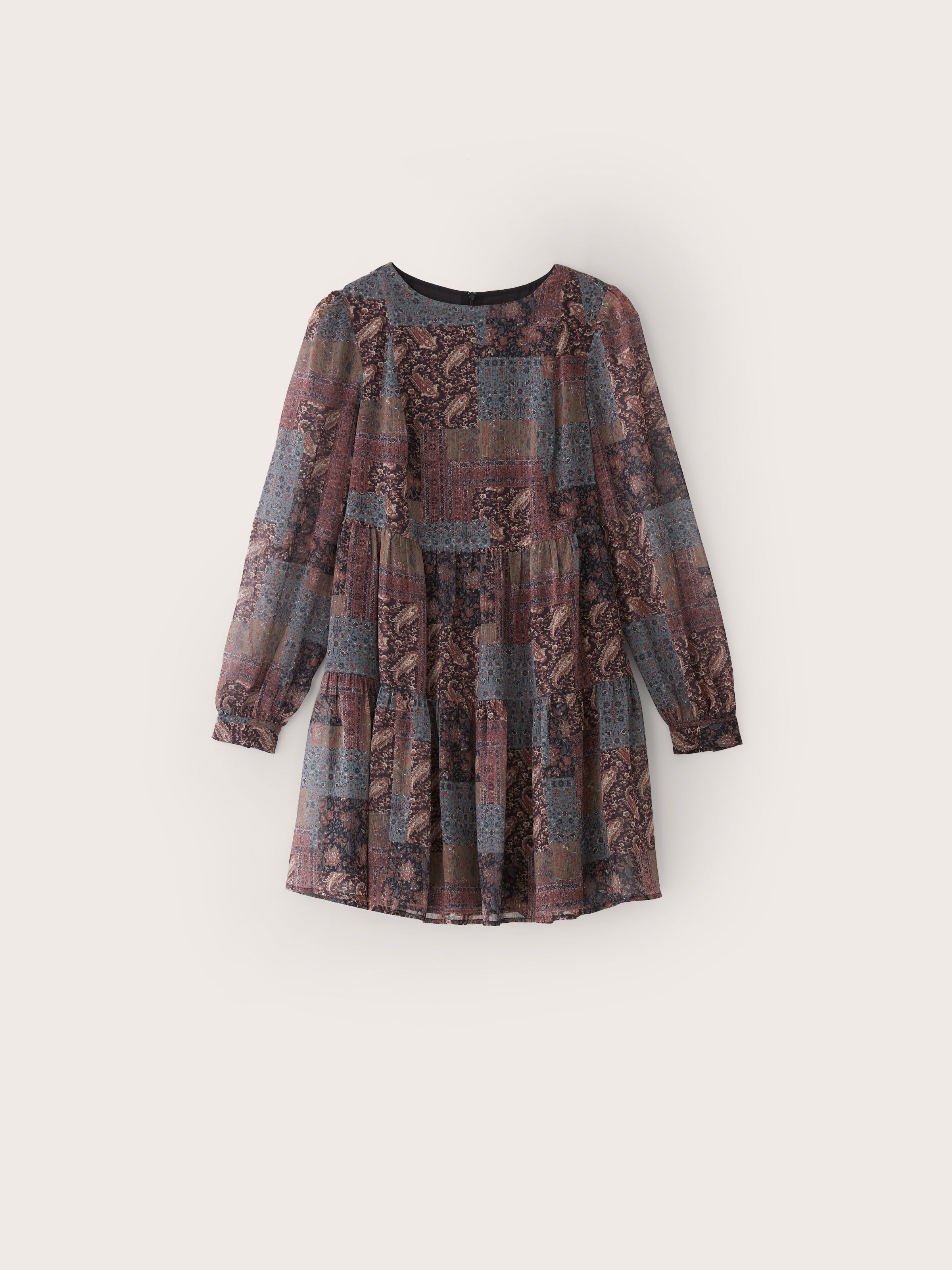 The Chiffon Short Dress in Elderberry sold by Frank & Oak product image thumbnail 5