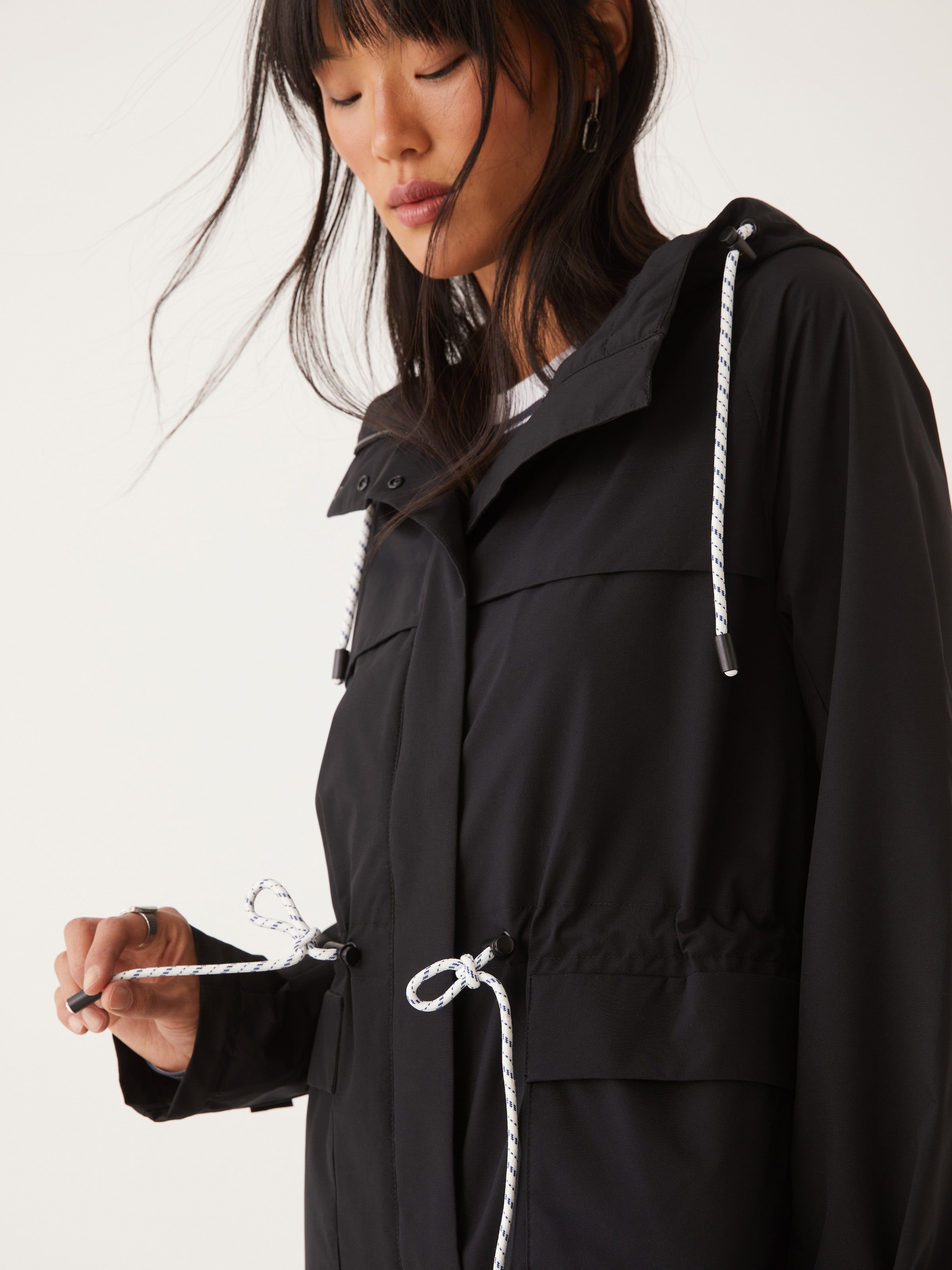 The Stanley Rain Jacket in Black sold by Frank & Oak product image thumbnail 8