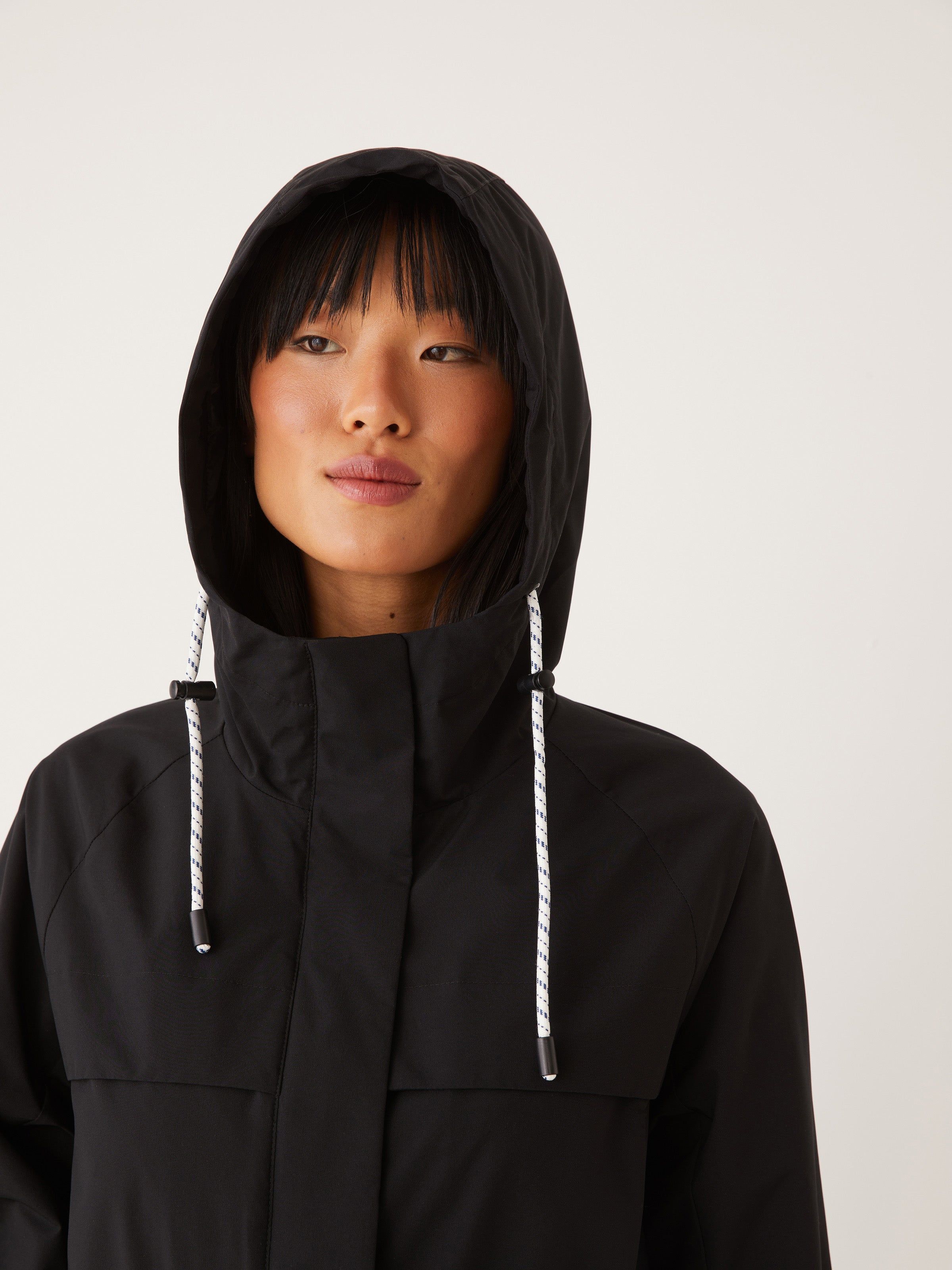 The Stanley Rain Jacket in Black sold by Frank & Oak product image thumbnail 5