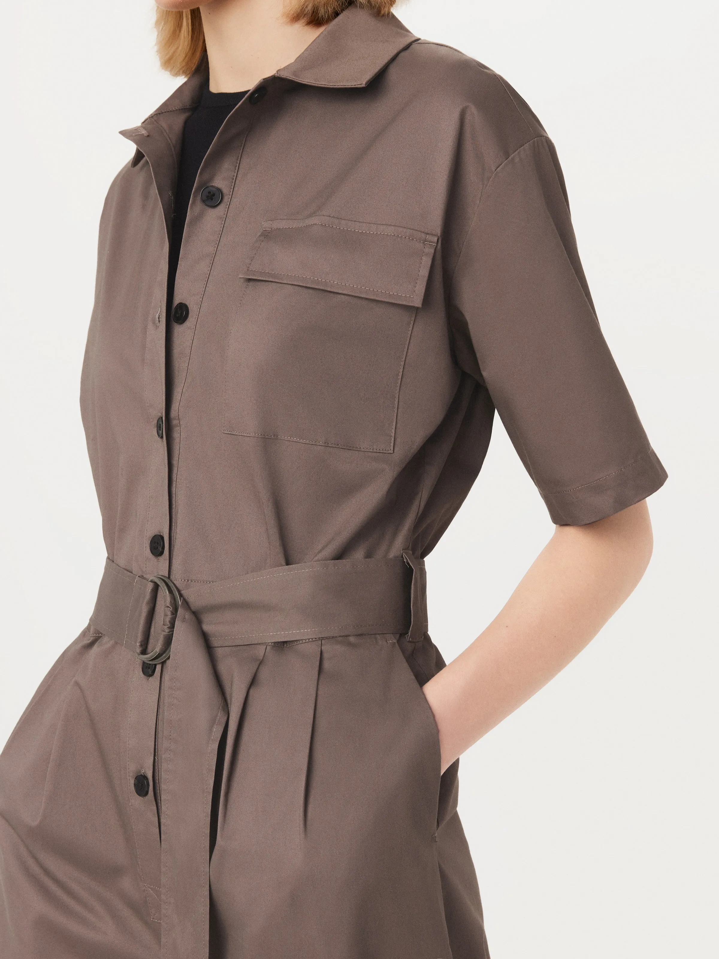 The Parachute Jumpsuit in Pink Clay sold by Frank & Oak product image thumbnail 2