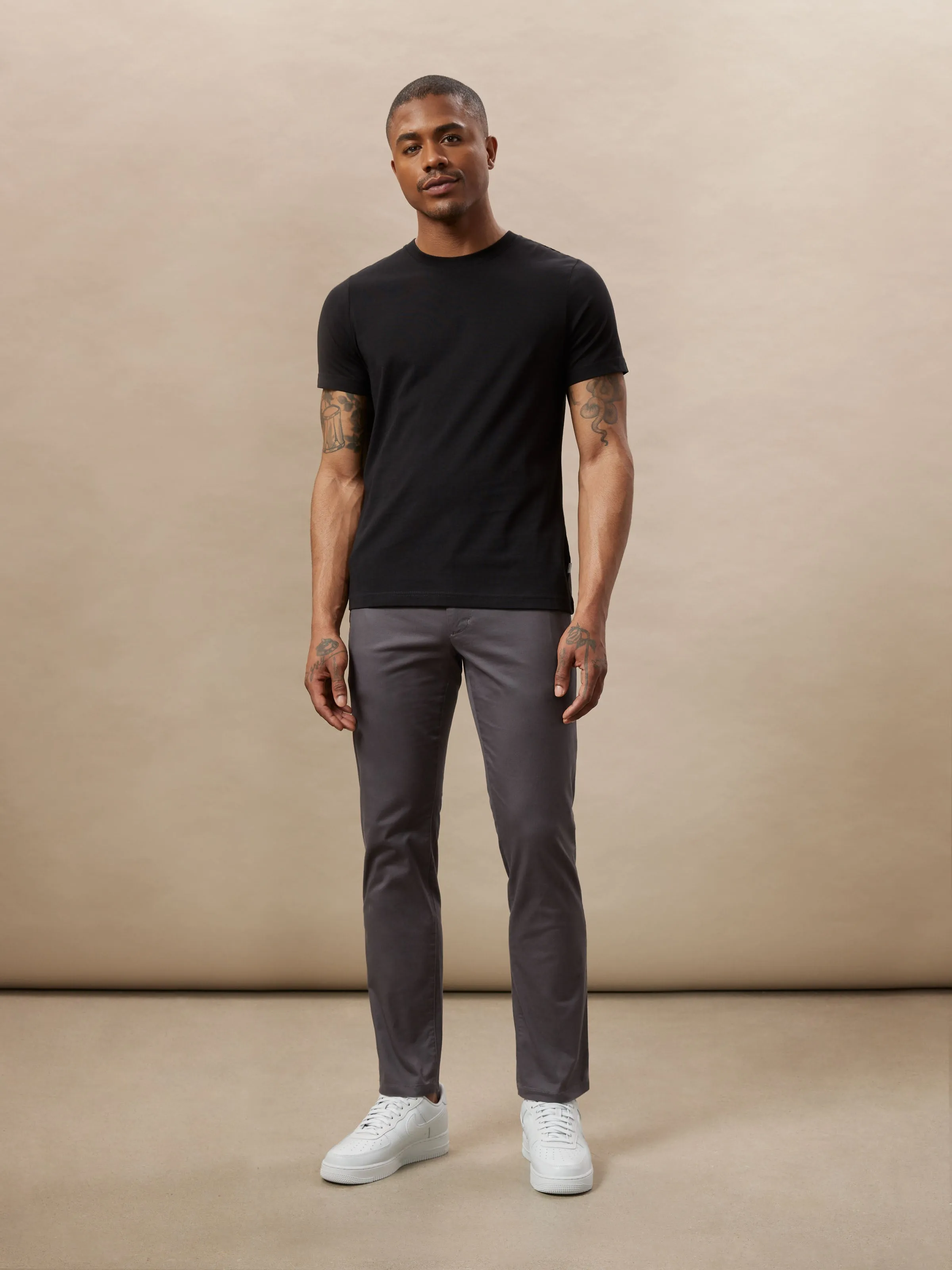 The Brunswick Slim Chino Pant in Iron Grey sold by Frank & Oak product image thumbnail 2
