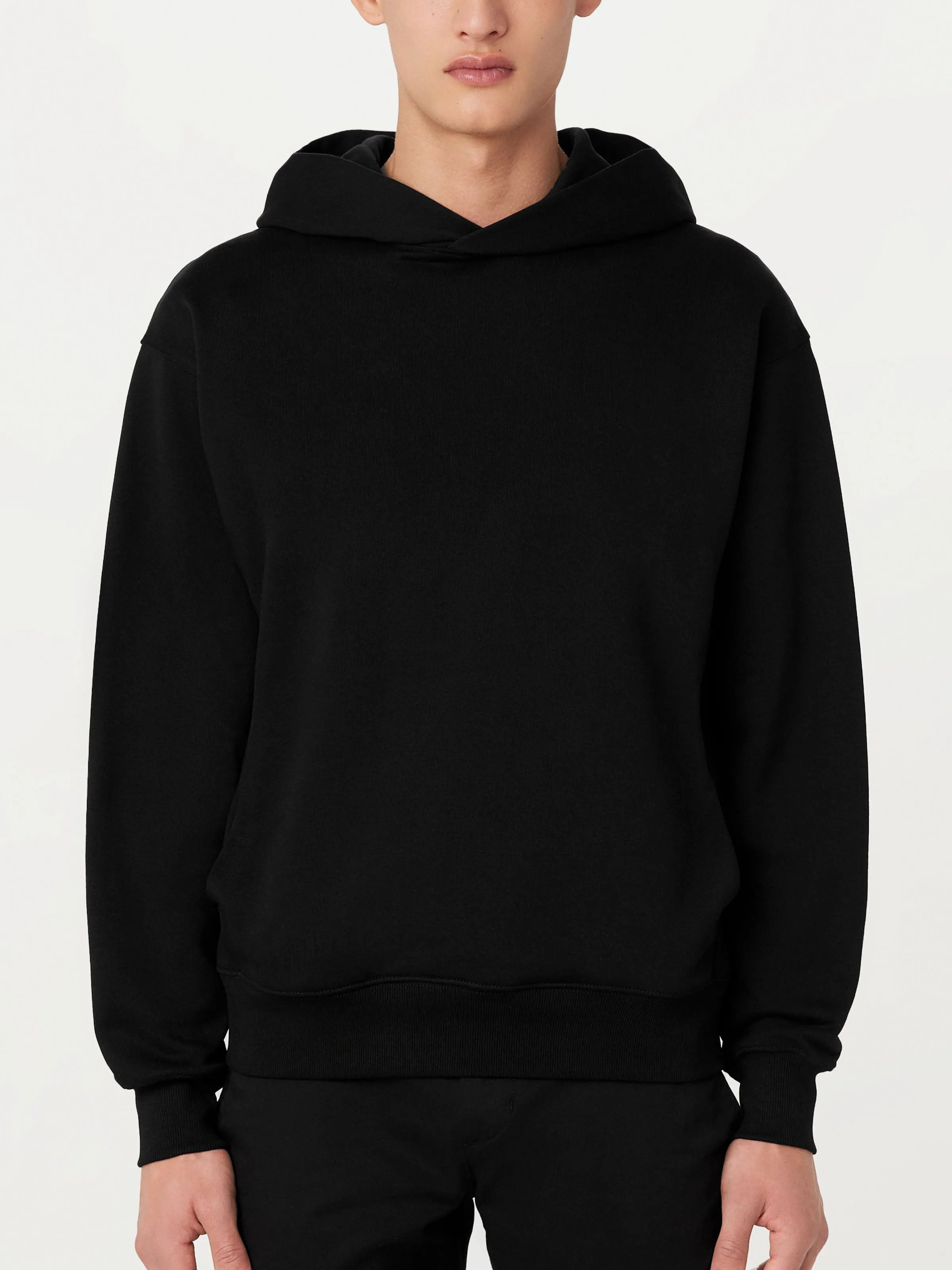 The French Terry Hoodie in Black sold by Frank & Oak product image thumbnail 3