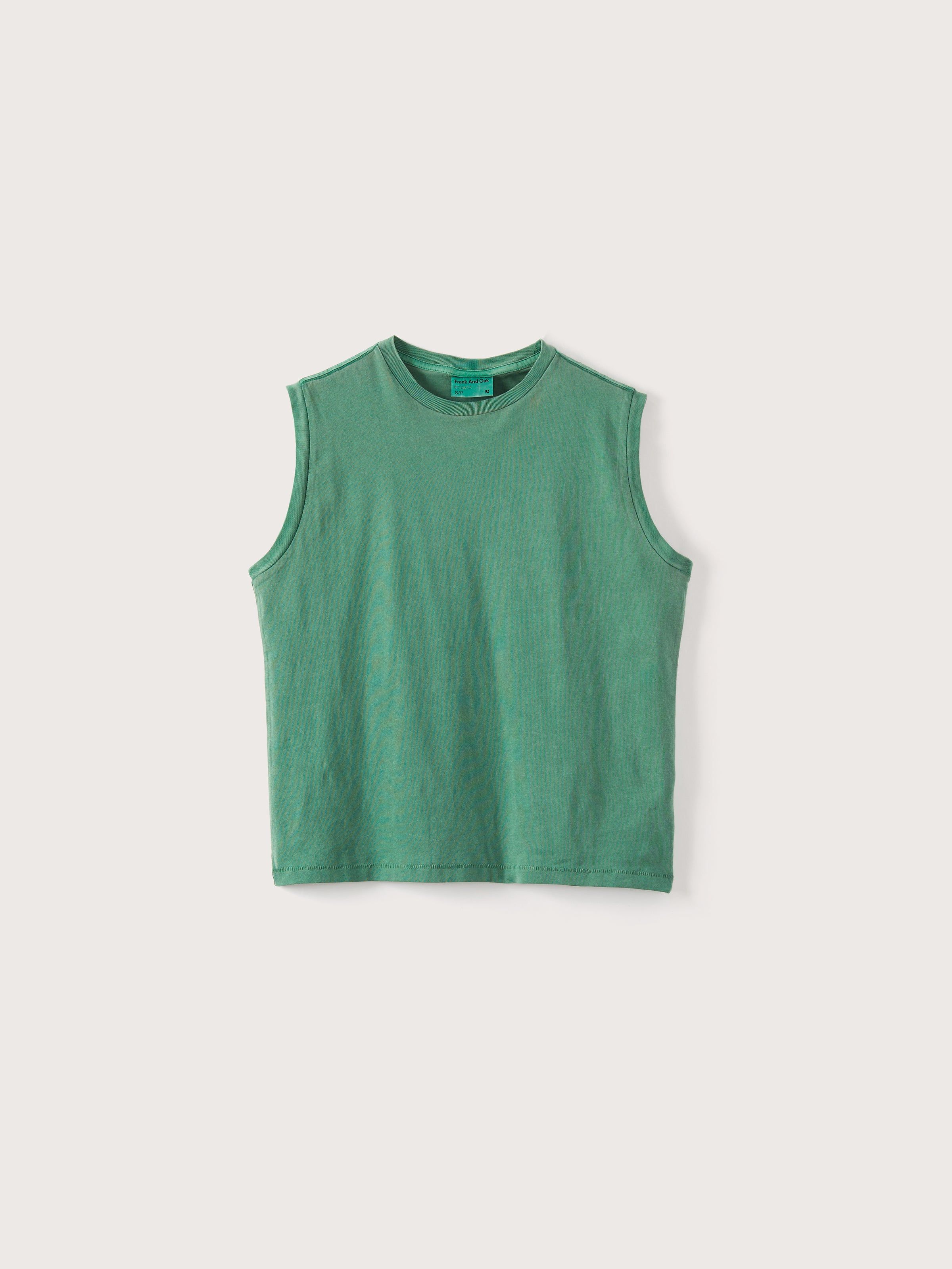 The Essential Tank Top in Green sold by Frank & Oak product image thumbnail 4