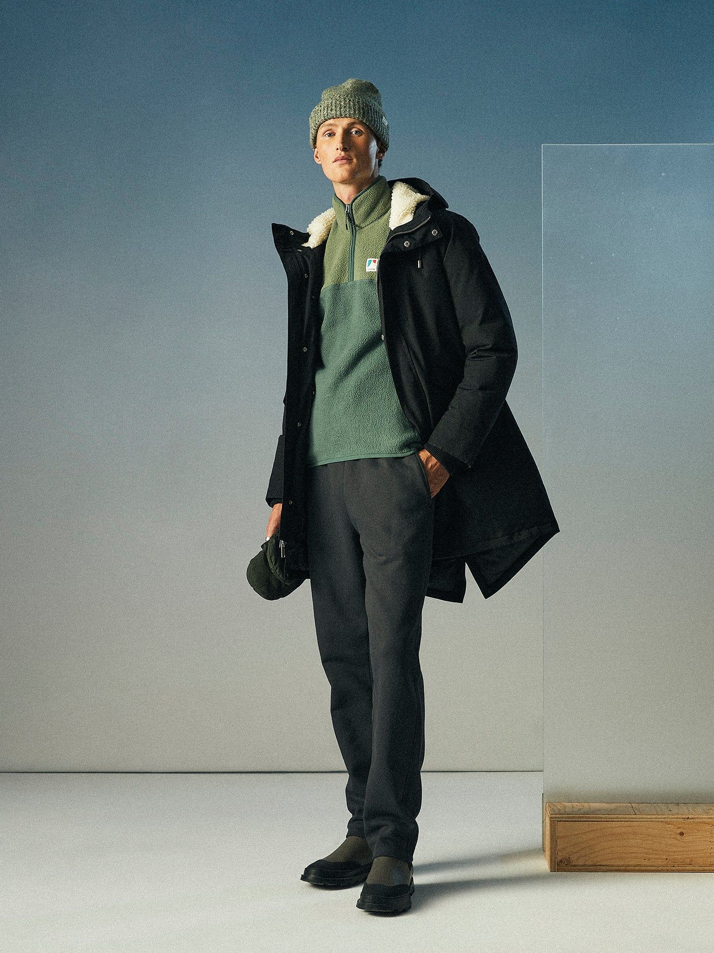 The Alpine Parka in Black sold by Frank & Oak