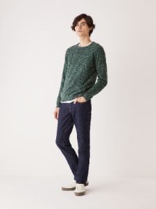 The Boucle Seawool® Sweater in Pine Grove sold by Frank & Oak