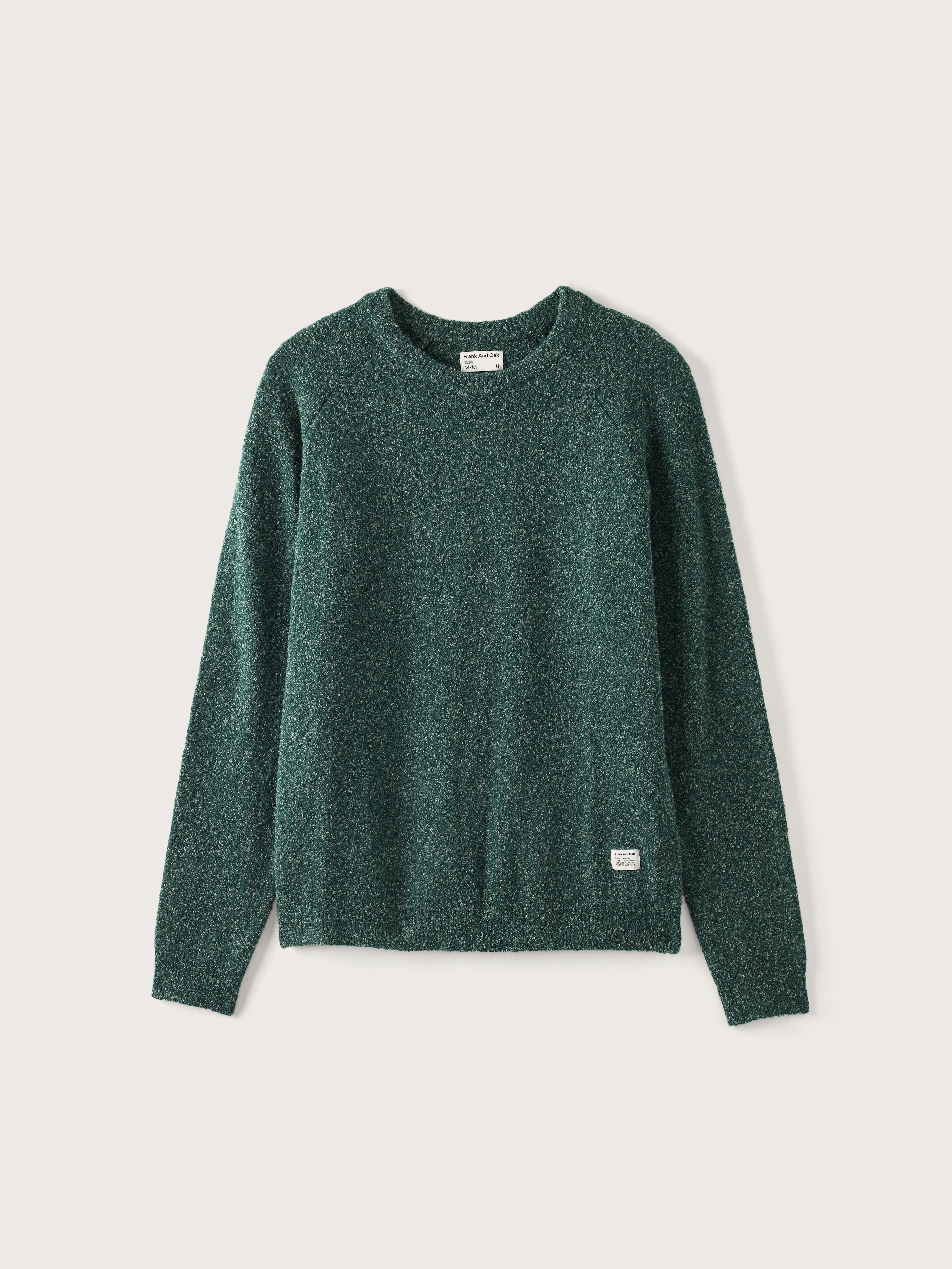 The Boucle Seawool® Sweater in Pine Grove sold by Frank & Oak product image thumbnail 6