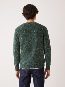 The Boucle Seawool® Sweater in Pine Grove sold by Frank & Oak