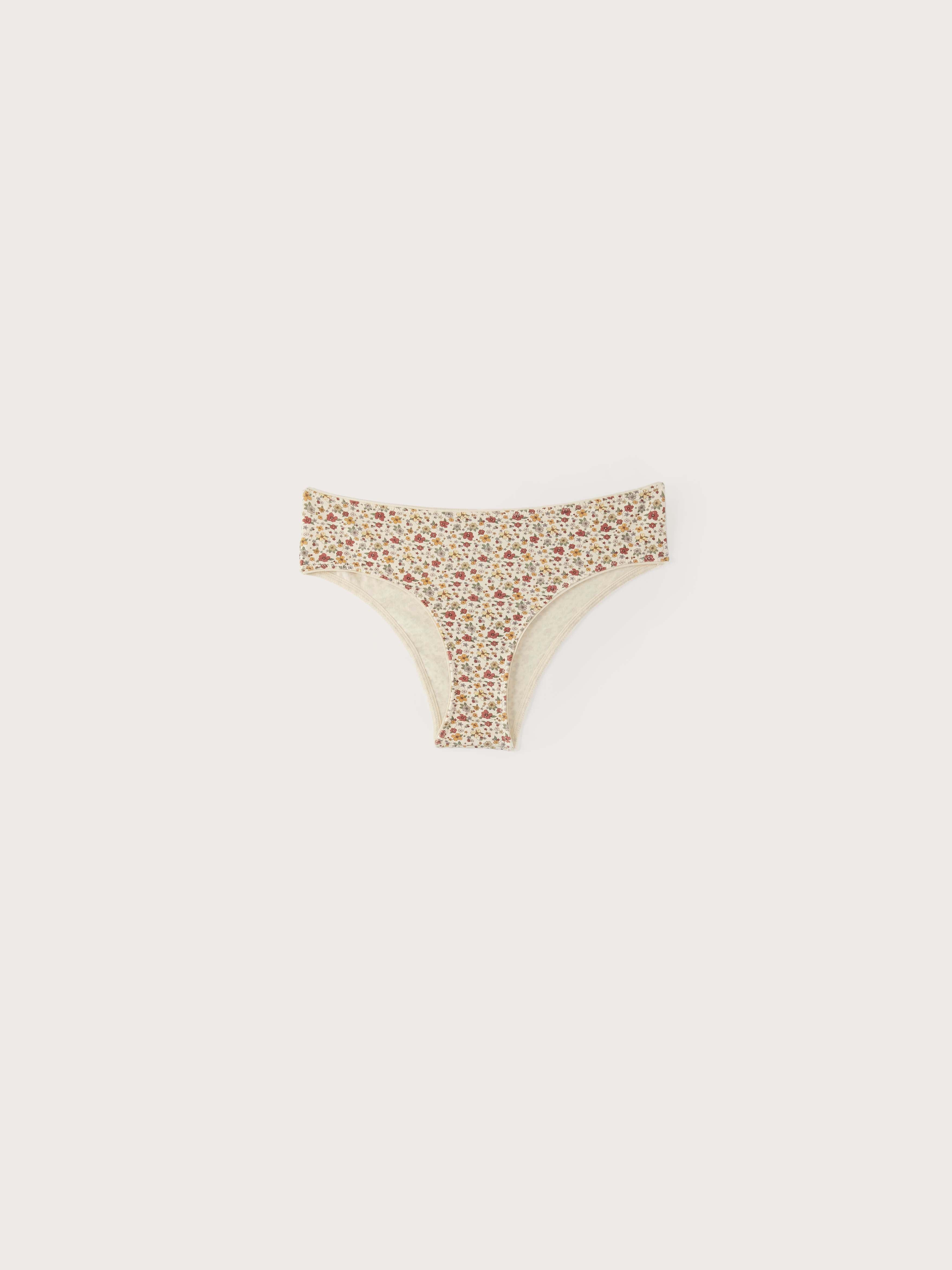 The Printed Organic Cotton Hipster Brief in Beige sold by Frank & Oak product image thumbnail 2