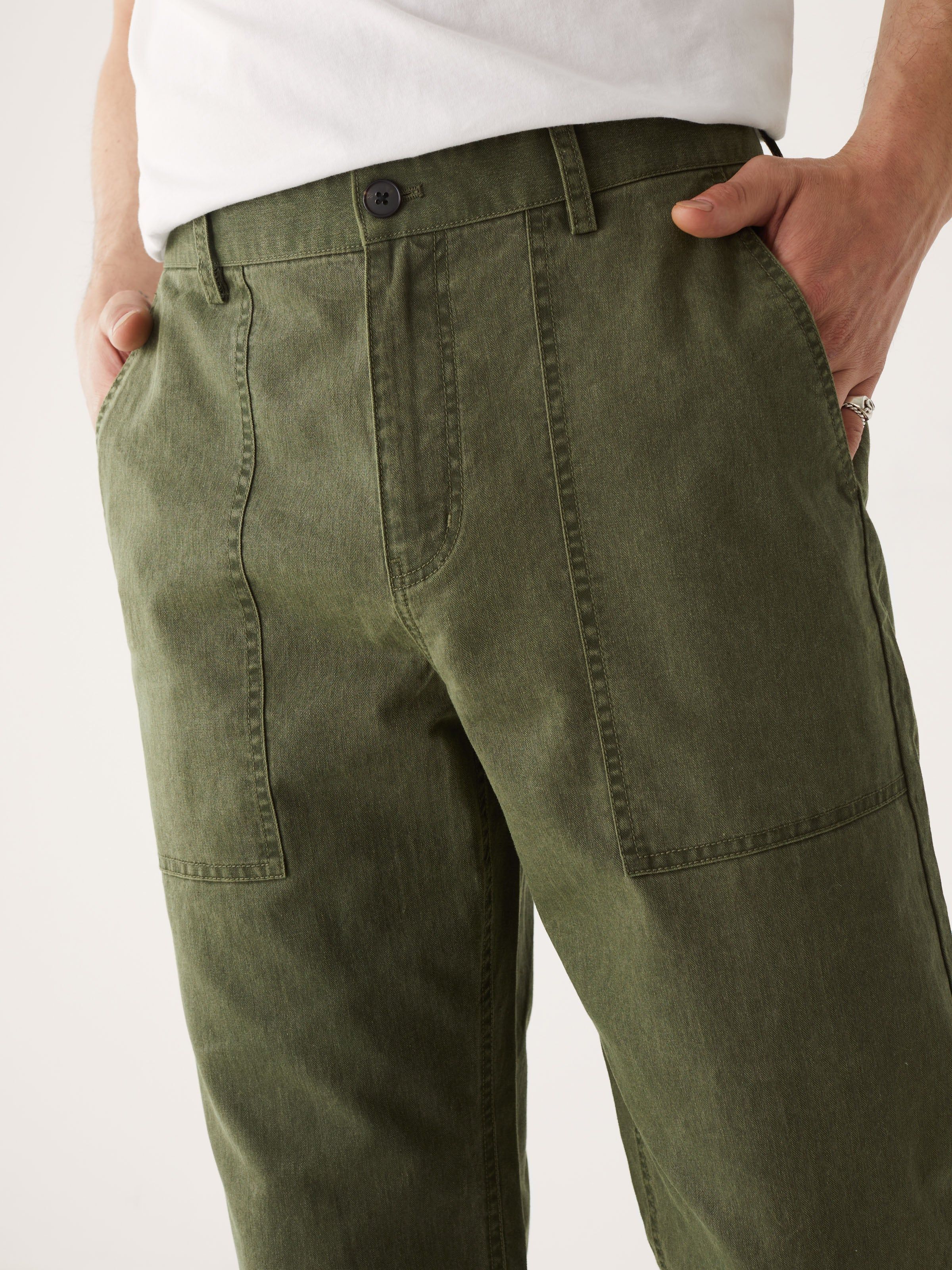 The Beach Pant in Khaki sold by Frank & Oak product image thumbnail 3