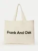 The Large Frank And Oak Tote Bag in Natural Light sold by Frank & Oak