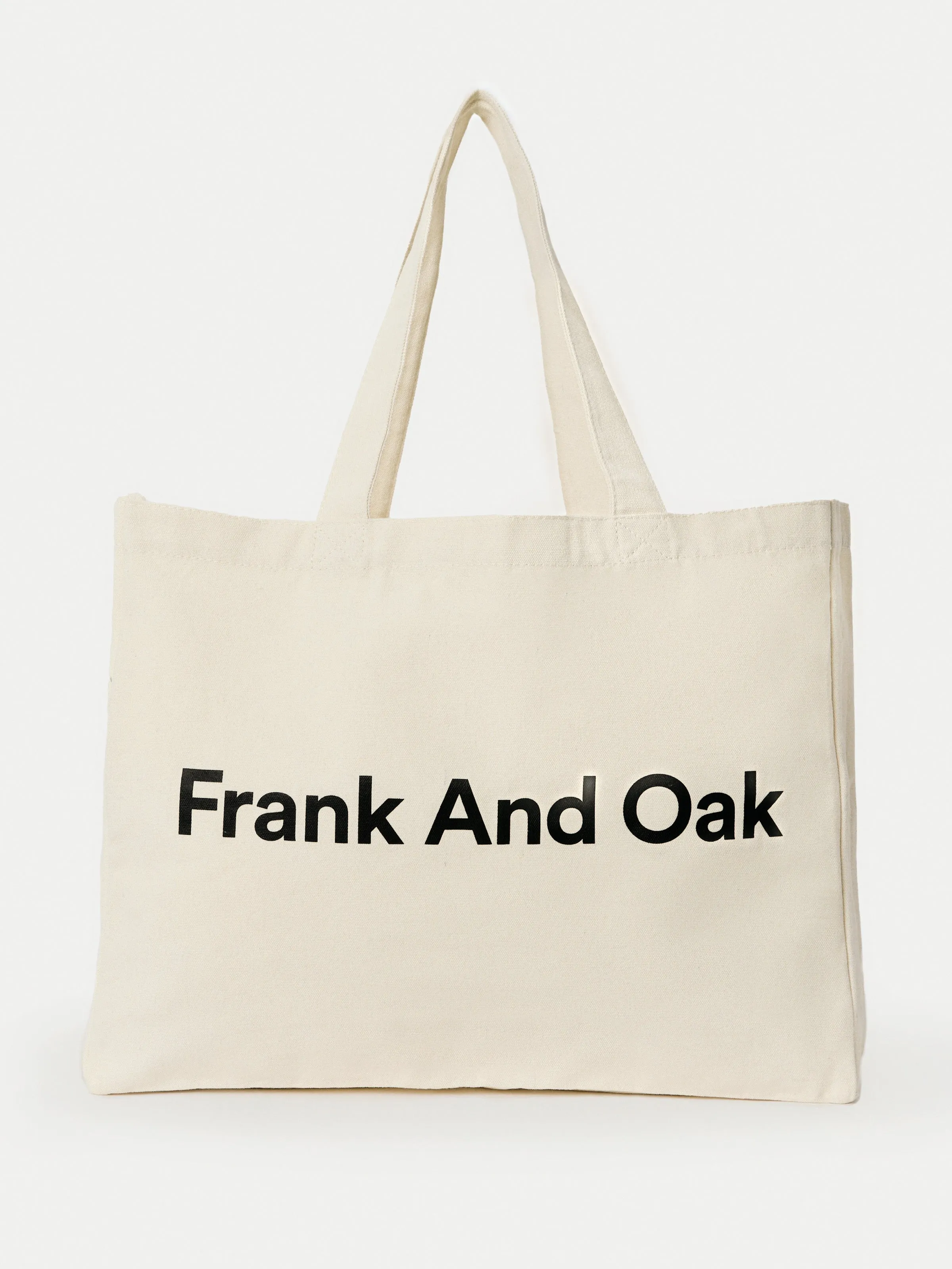 The Large Frank And Oak Tote Bag in Natural Light sold by Frank & Oak