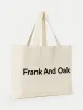 The Large Frank And Oak Tote Bag in Natural Light sold by Frank & Oak