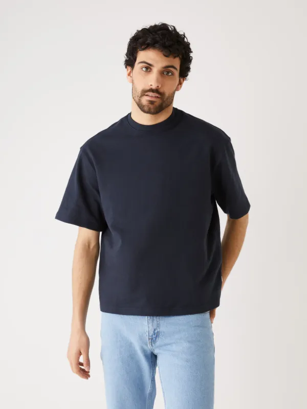 The French Terry T-Shirt in Dark Navy sold by Frank & Oak