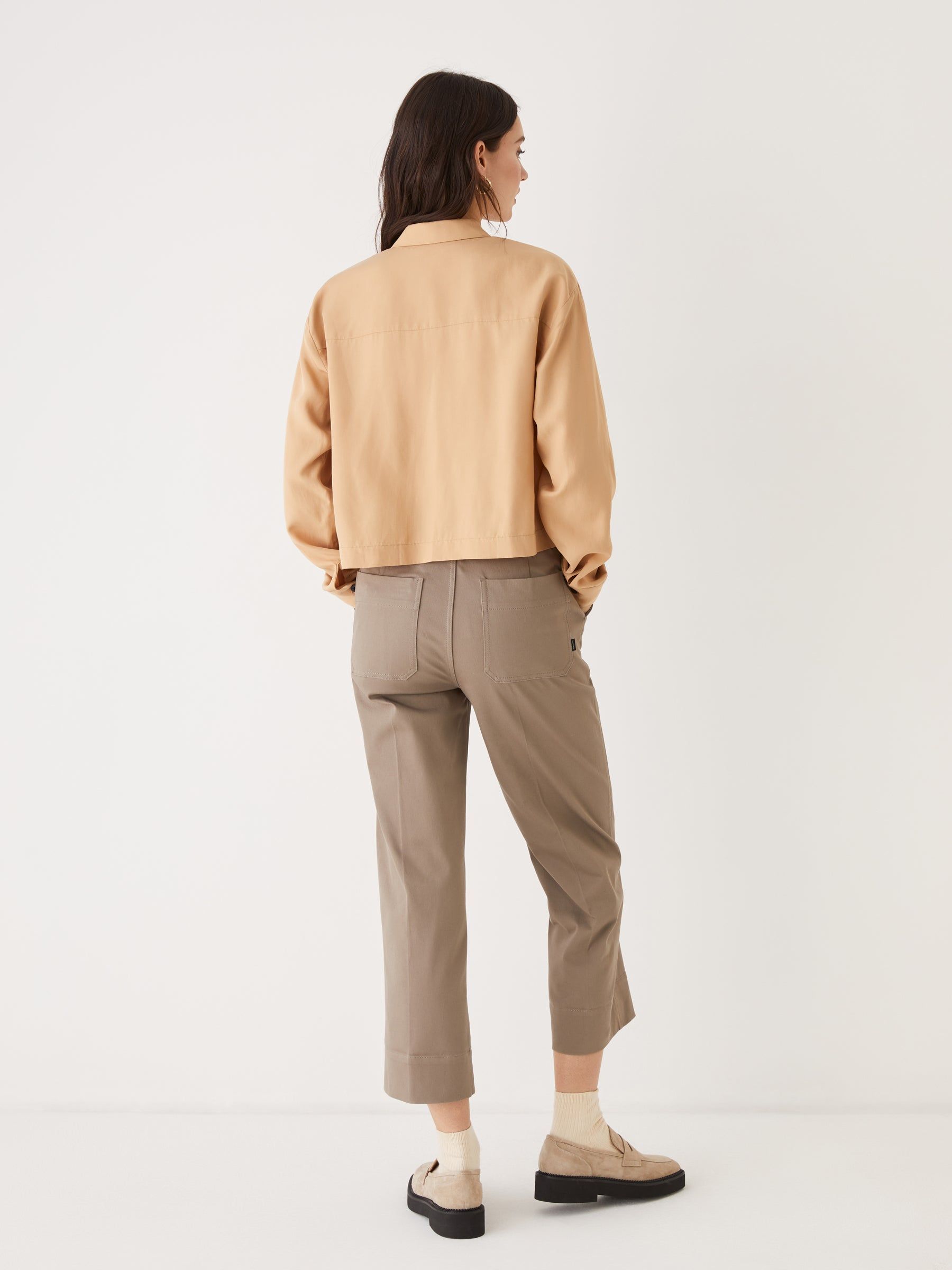 The Relaxed Blouse in Tan sold by Frank & Oak product image thumbnail 3