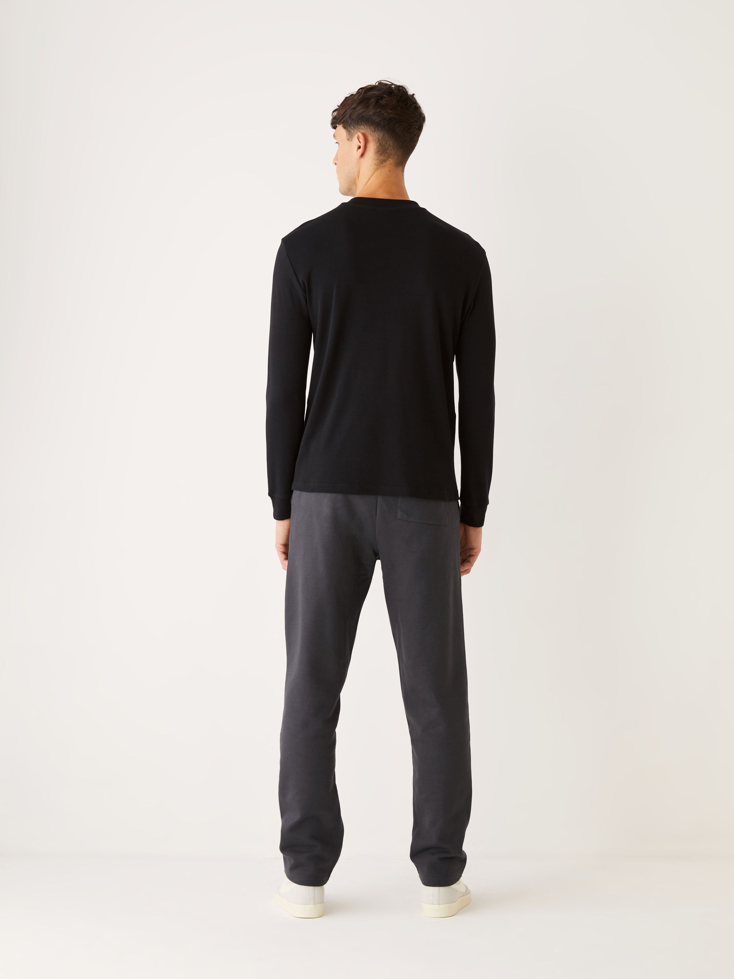 The Long Sleeve Crewneck Shirt in Black sold by Frank & Oak product image thumbnail 3