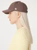 The Two Tone Dad Cap in Dark Clay sold by Frank & Oak