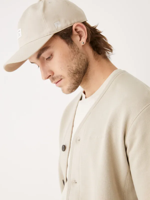 The Dad Cap in Feather Grey sold by Frank & Oak