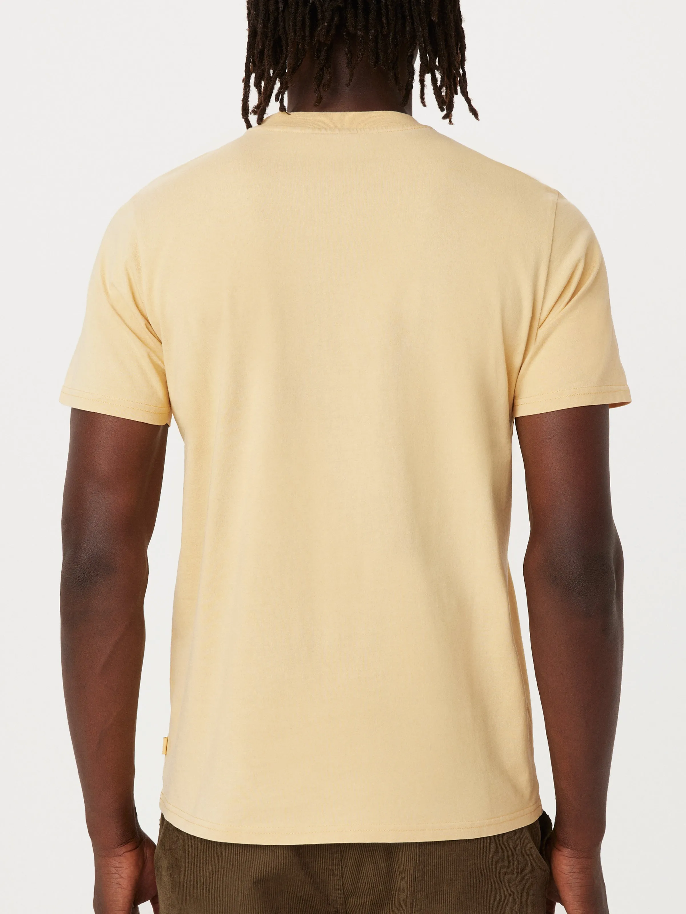 The Eco Dye Slim T-Shirt in Golden Honey sold by Frank & Oak product image thumbnail 4