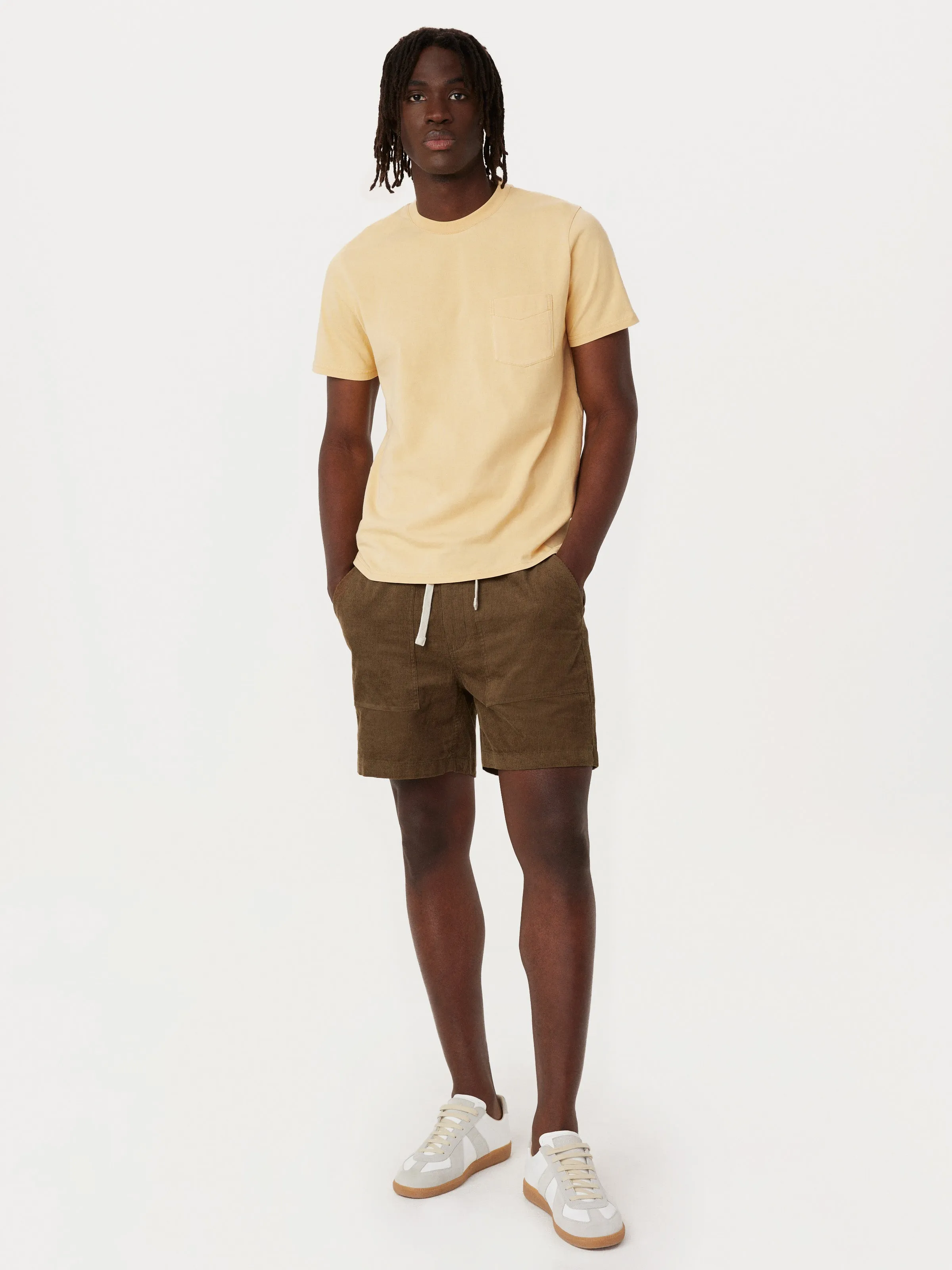The Eco Dye Slim T-Shirt in Golden Honey sold by Frank & Oak product image thumbnail 2