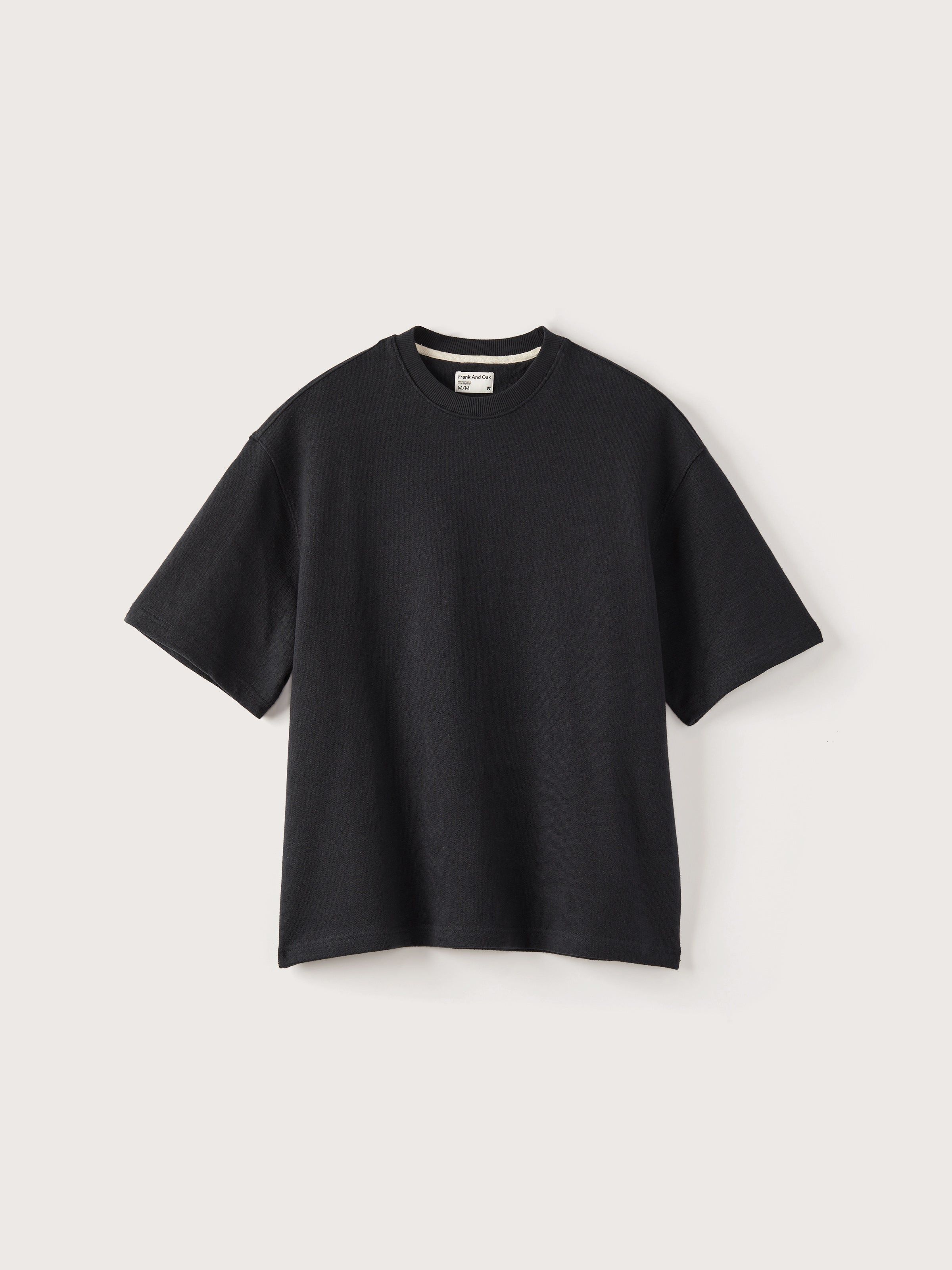 The French Terry T-Shirt in Dark Navy sold by Frank & Oak product image thumbnail 2