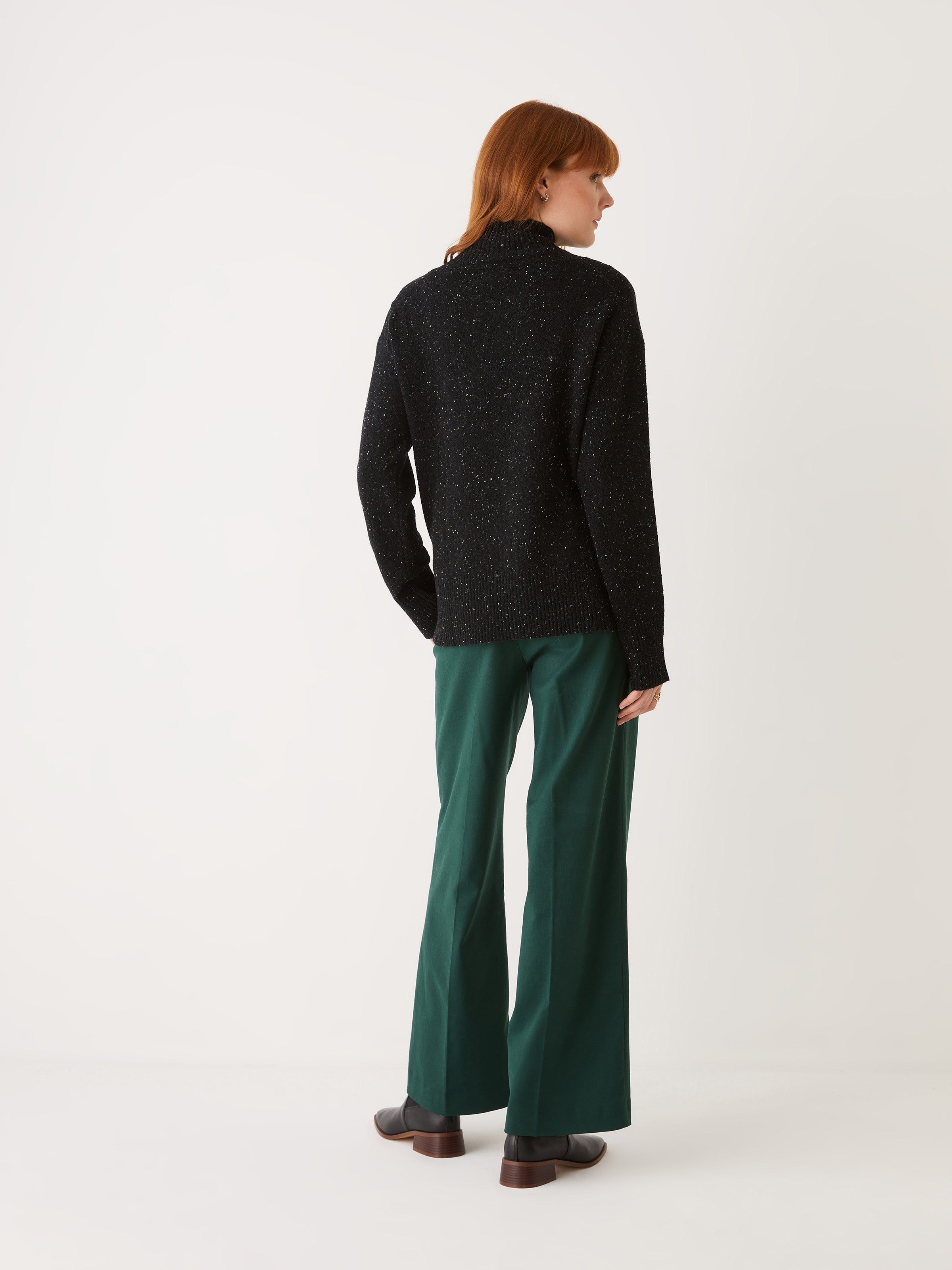 The Donegal Wool Blend Mockneck in Black sold by Frank & Oak product image thumbnail 4