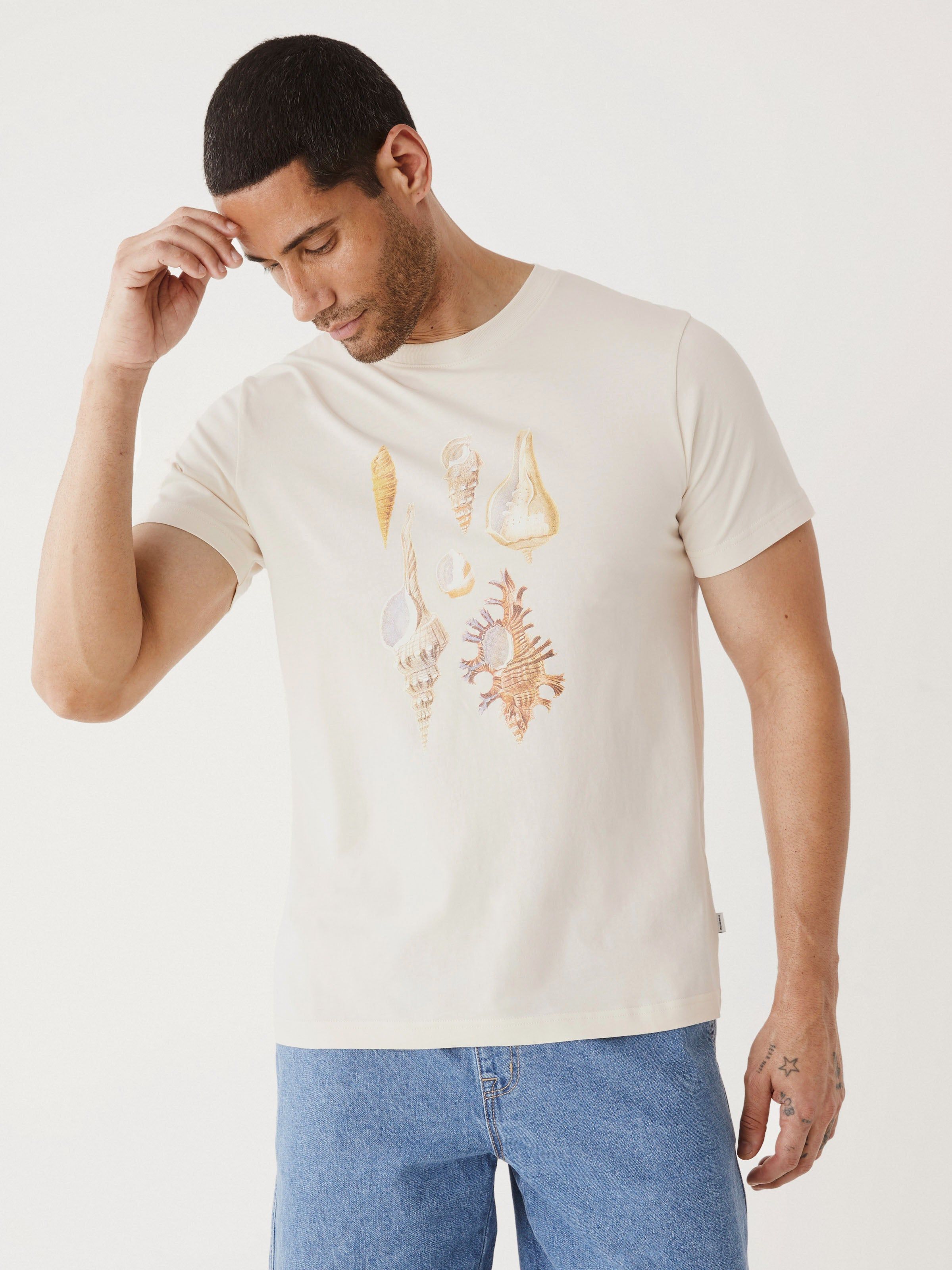 The Souvenir Slim T-Shirt in White sold by Frank & Oak product image thumbnail 2