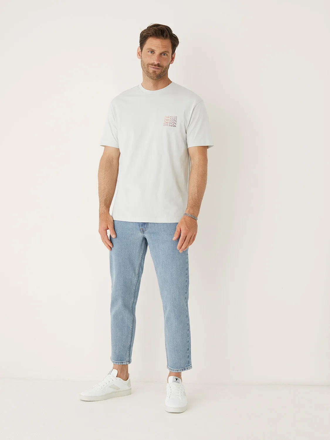The Adam Slim Jean in Washed Blue sold by Frank & Oak product image thumbnail 4