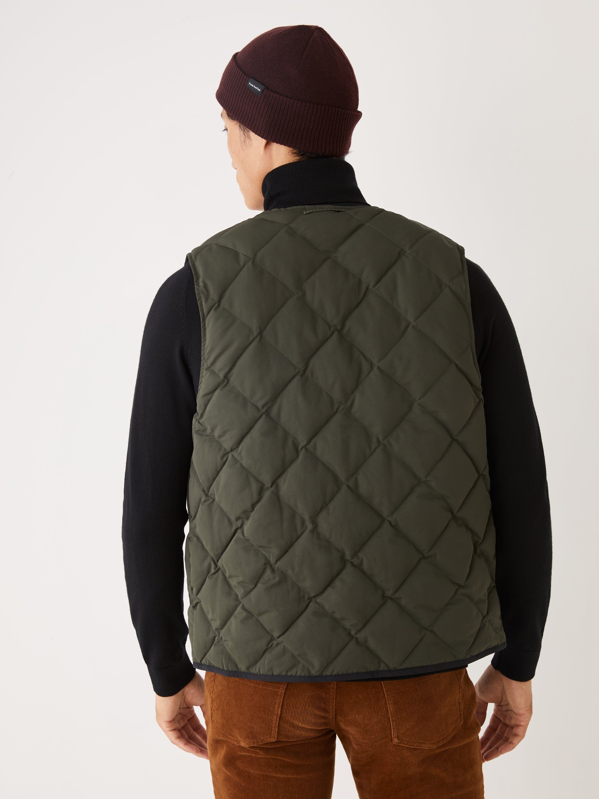 The Skyline Reversible Vest in Rosin sold by Frank & Oak product image thumbnail 8