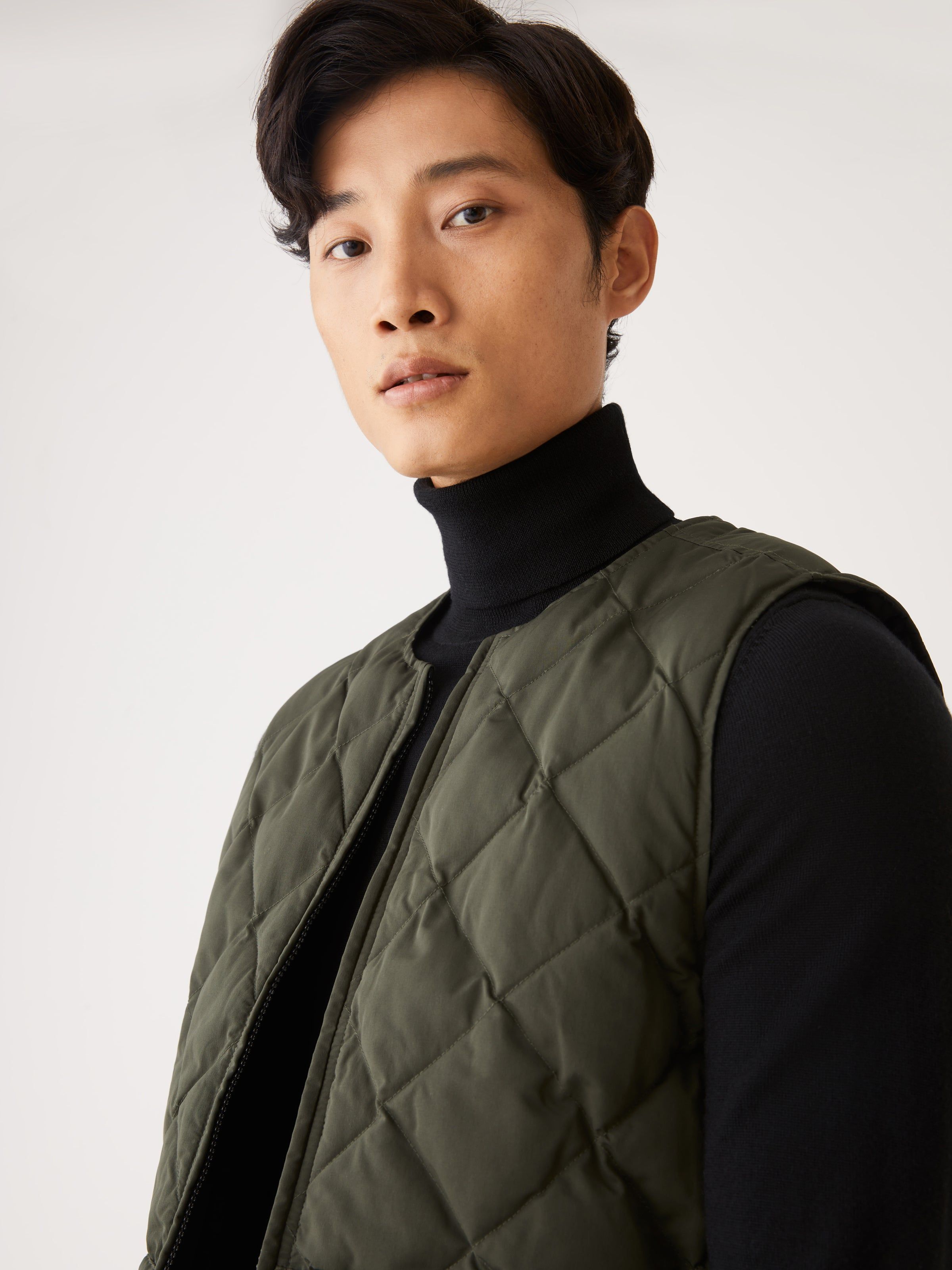 The Skyline Reversible Vest in Rosin sold by Frank & Oak product image thumbnail 3