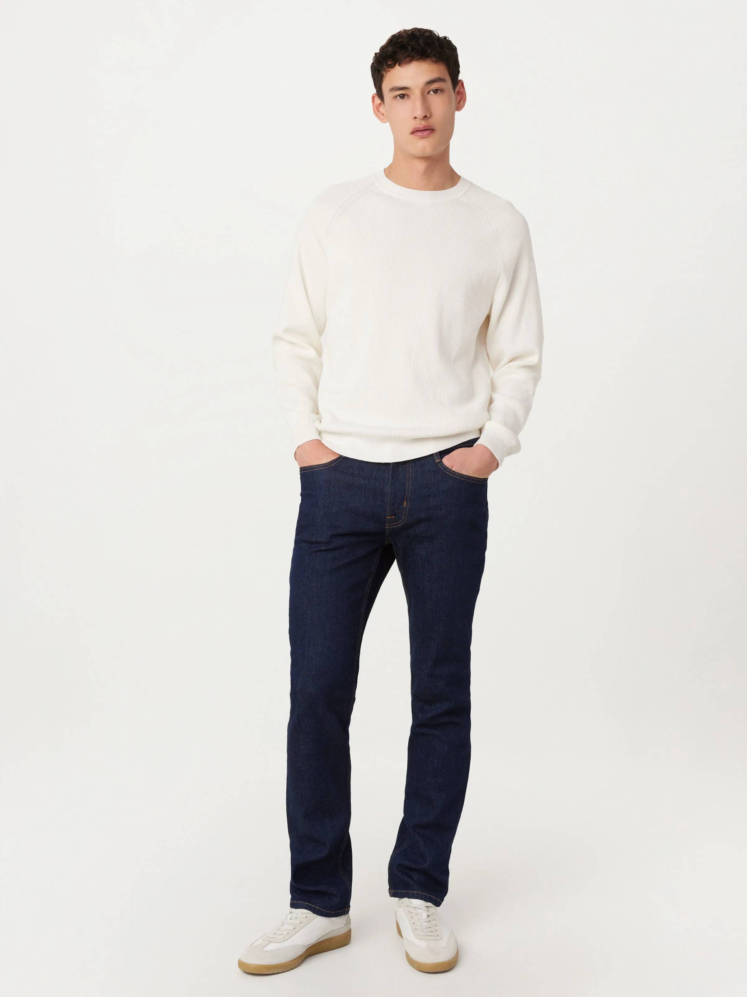 The Seacell™ Sweater in White sold by Frank & Oak