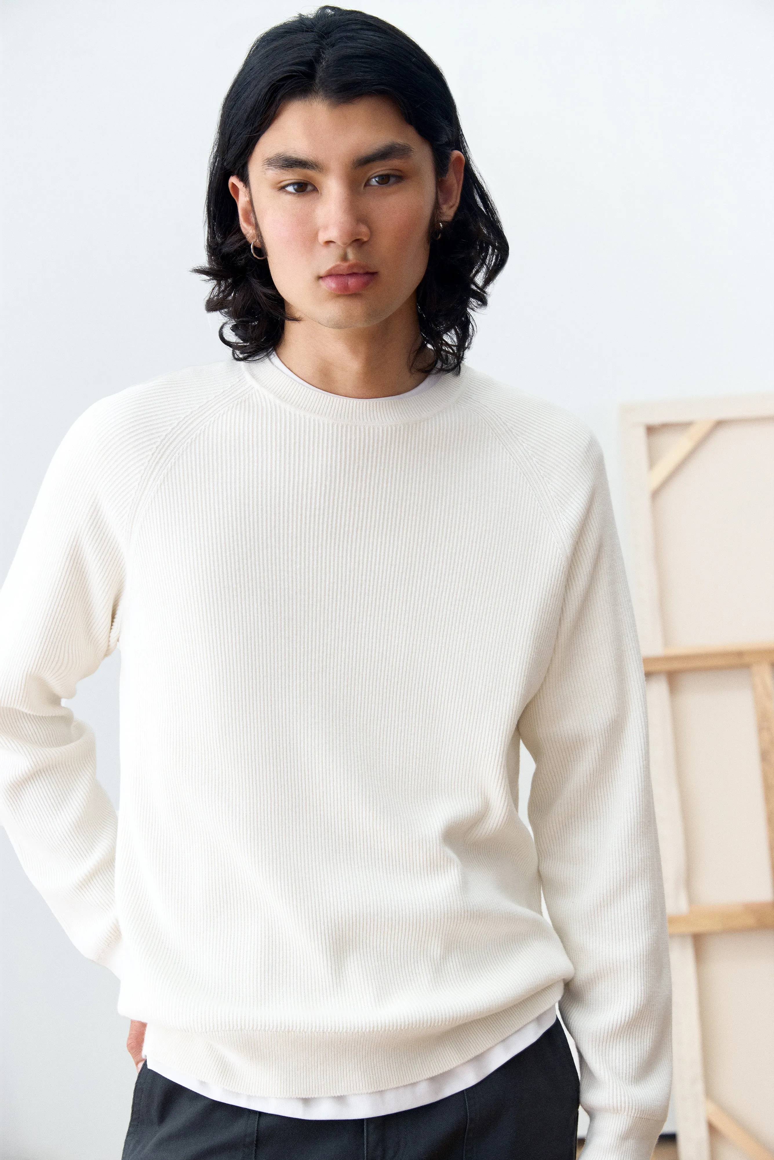 The Seacell™ Sweater in White sold by Frank & Oak product image thumbnail 2