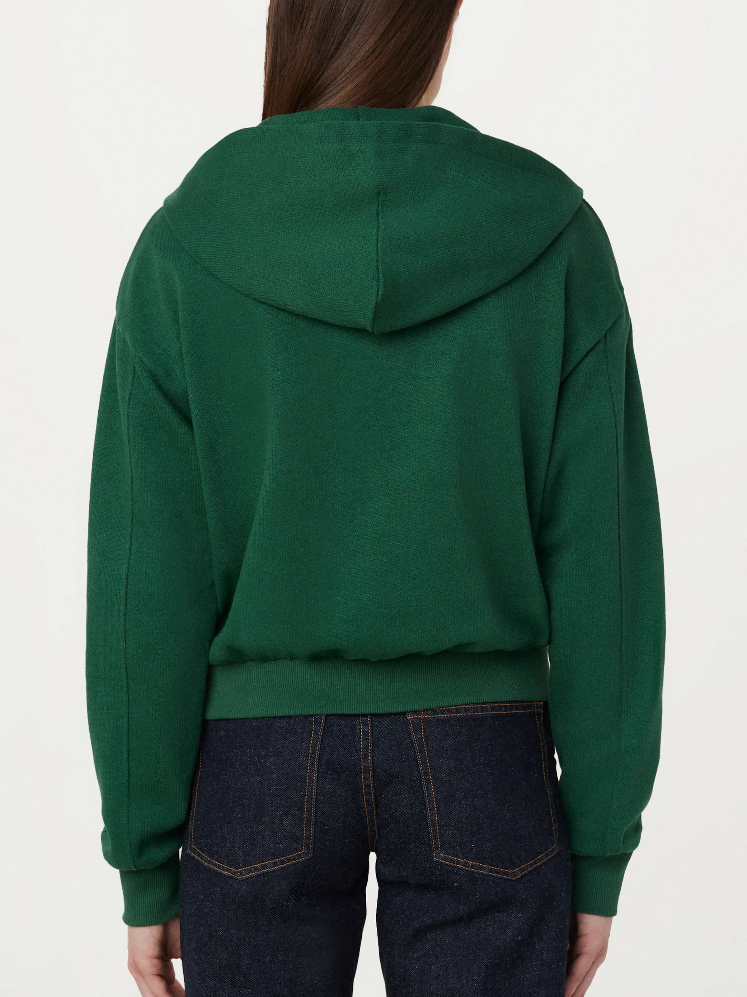 The French Terry Hoodie in Dark Green sold by Frank & Oak product image thumbnail 4