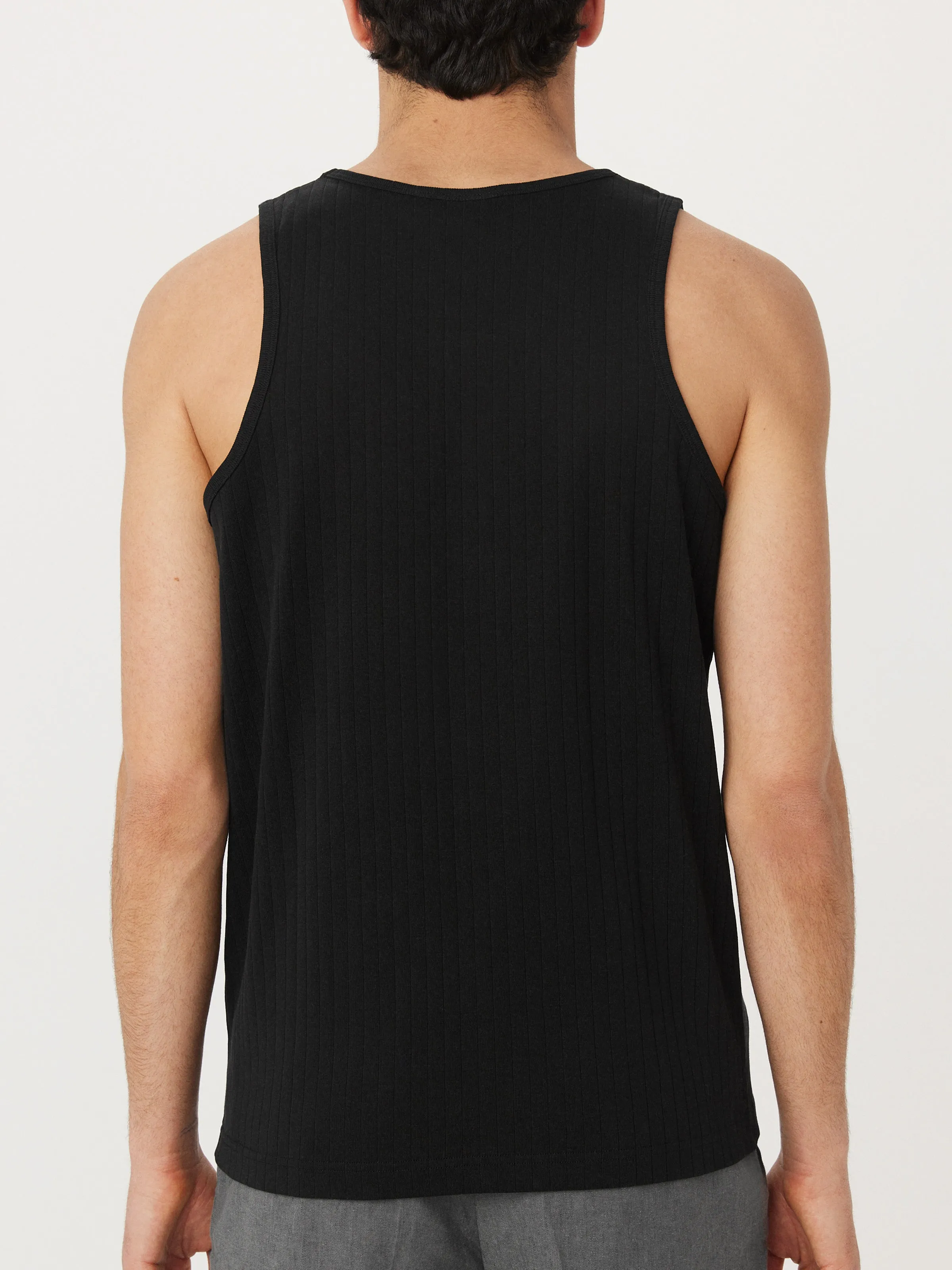 The Ribbed Tank in Black sold by Frank & Oak product image thumbnail 4
