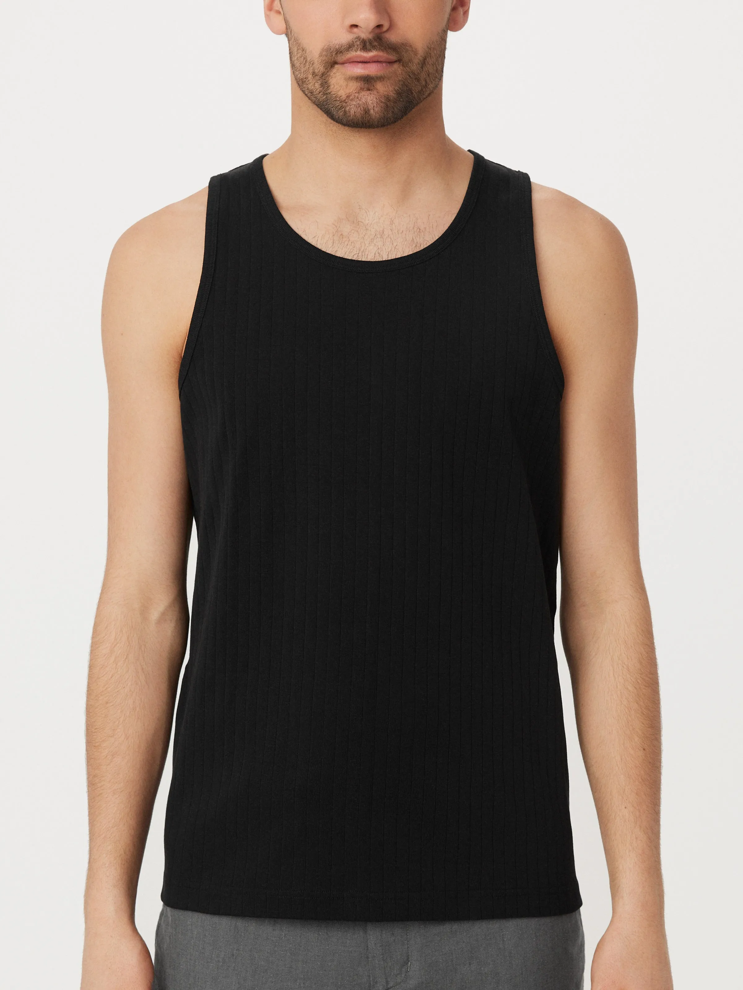 The Ribbed Tank in Black sold by Frank & Oak product image thumbnail 3