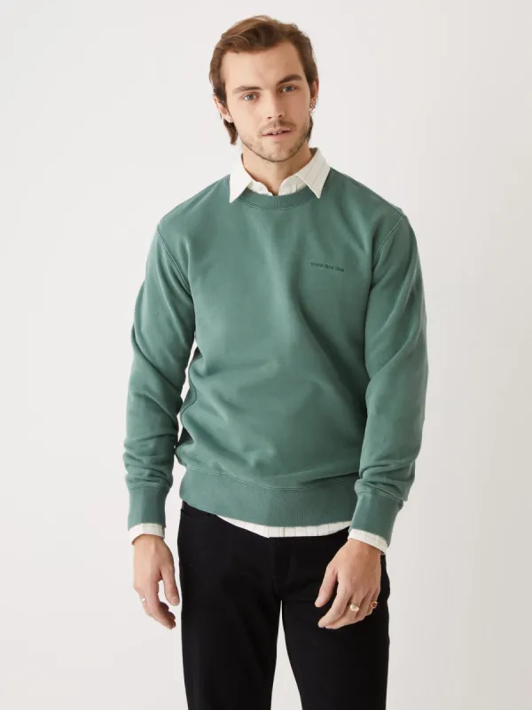 The ‘76 Organic Cotton Sweatshirt in Green sold by Frank & Oak