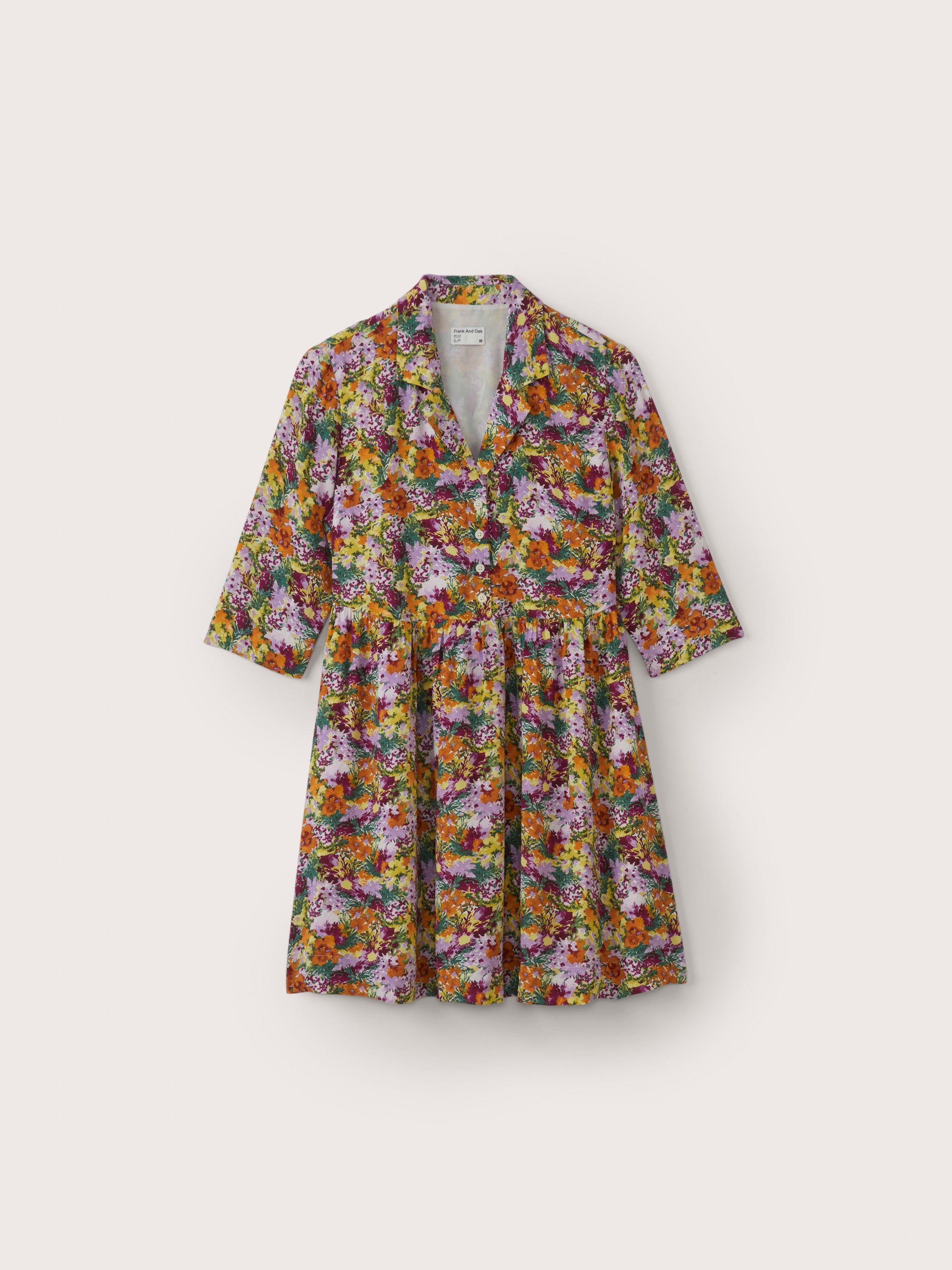 The Babydoll Dress in Mulberry sold by Frank & Oak product image thumbnail 5