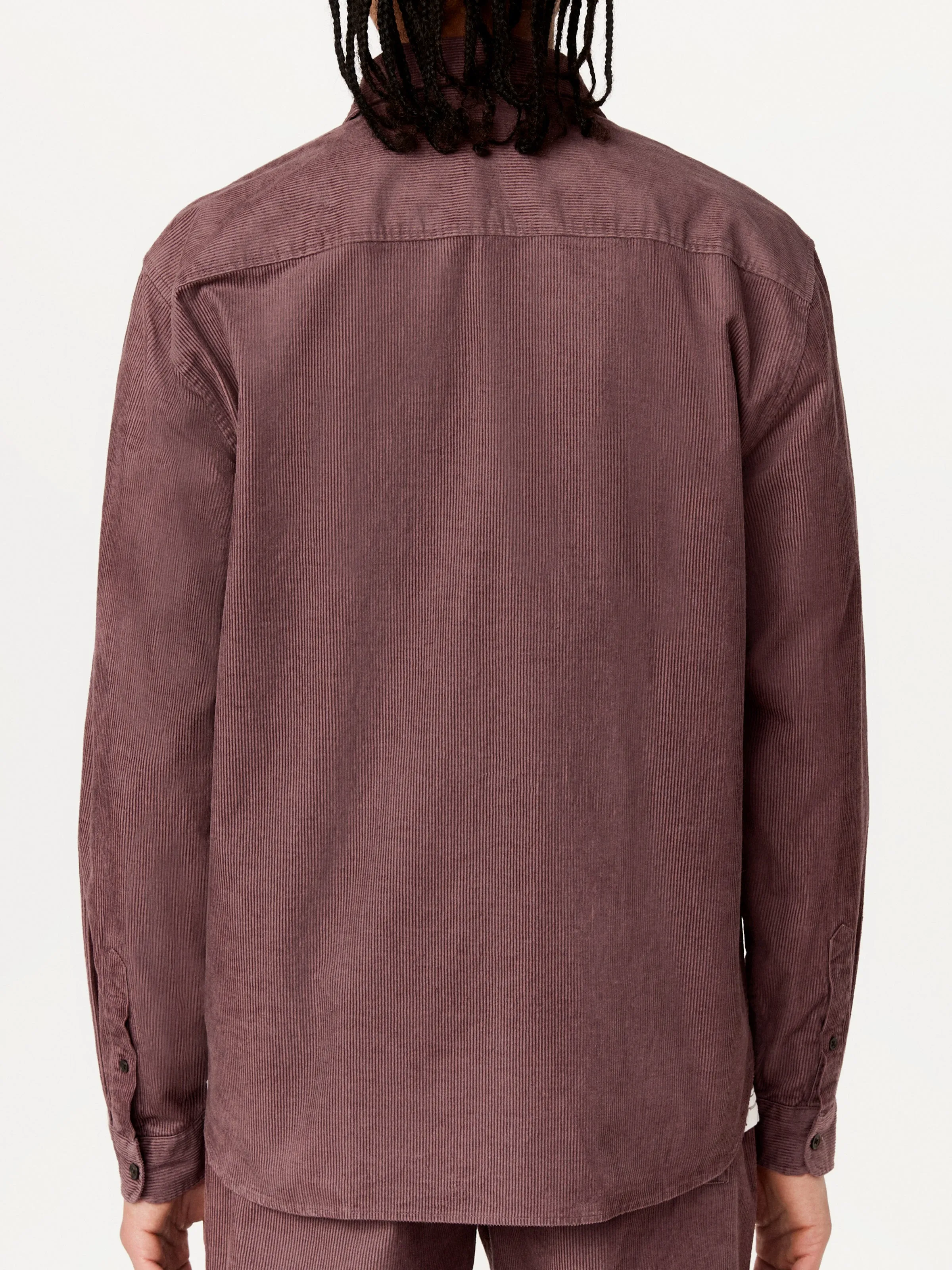 The Light Corduroy Shirt in Dark Clay sold by Frank & Oak product image thumbnail 4