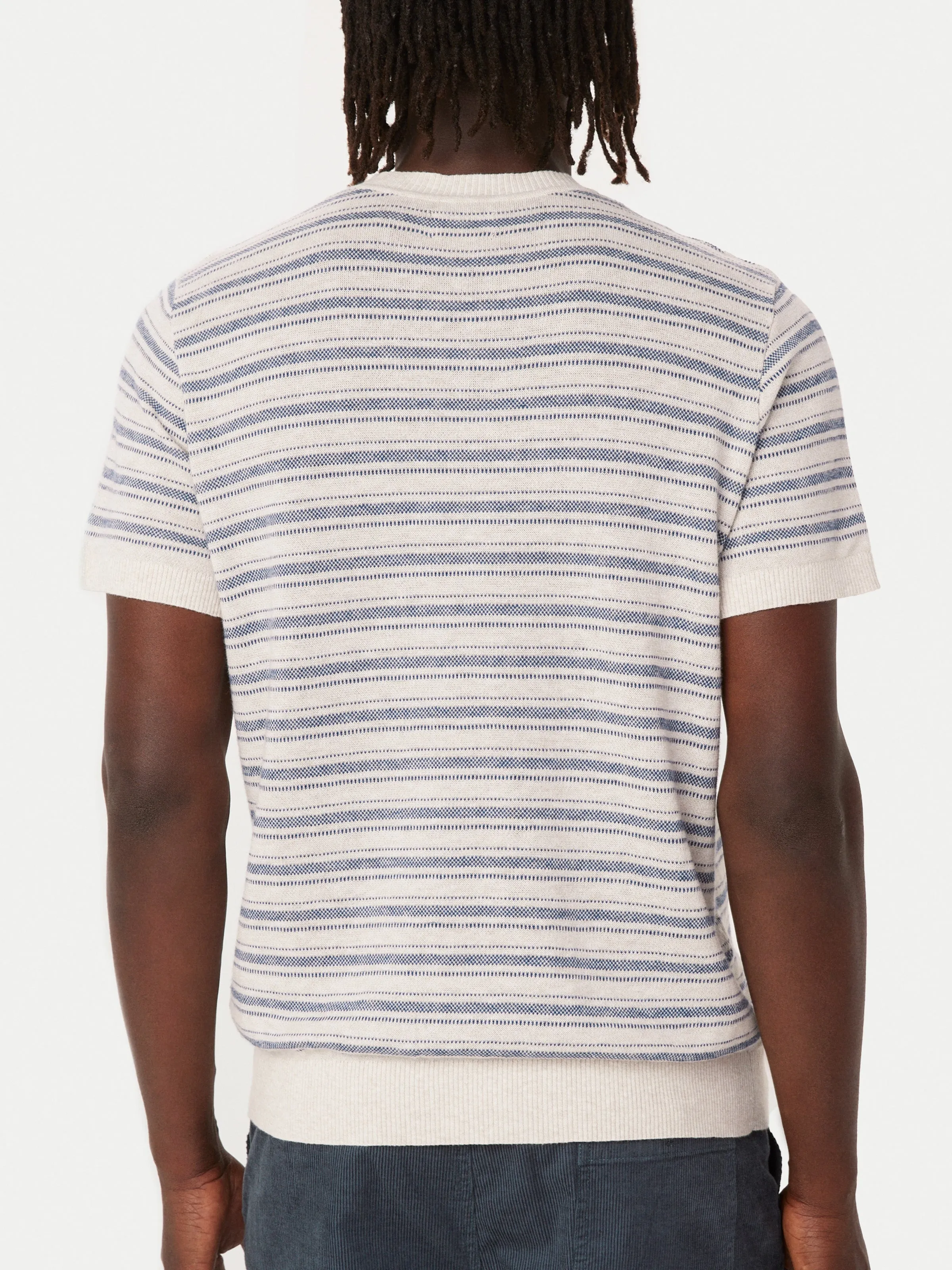 The Short Sleeve Linen Sweater in Light Beige sold by Frank & Oak product image thumbnail 4