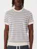 The Short Sleeve Linen Sweater in Light Beige sold by Frank & Oak